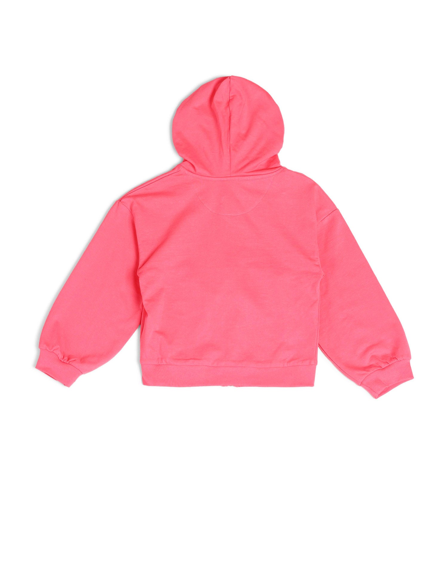 Girls Solid Regular Fit Sweatshirt Pink - U.S. POLO ASSN. | Large
