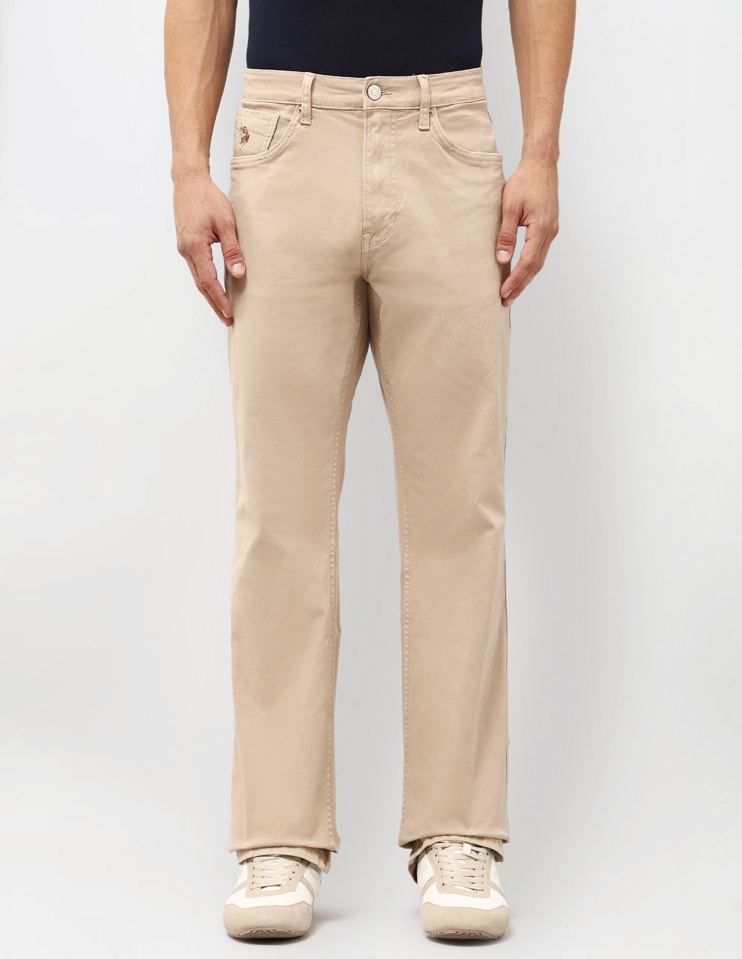 Connor Bootcut Beige Jeans Beige - U.S. POLO ASSN. | Large