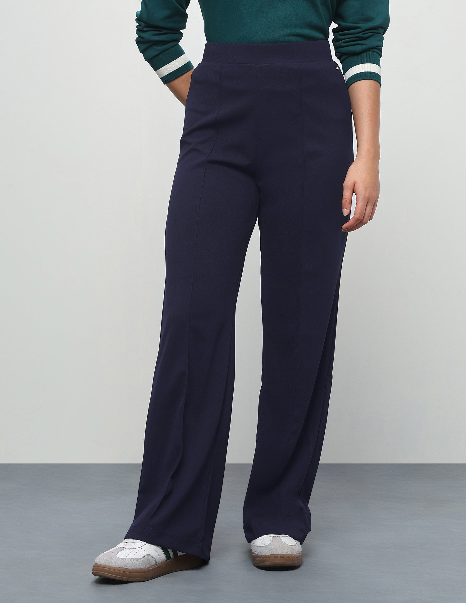 High Rise Straight Fit Sweatpants Navy - U.S. Polo Assn. India | Large