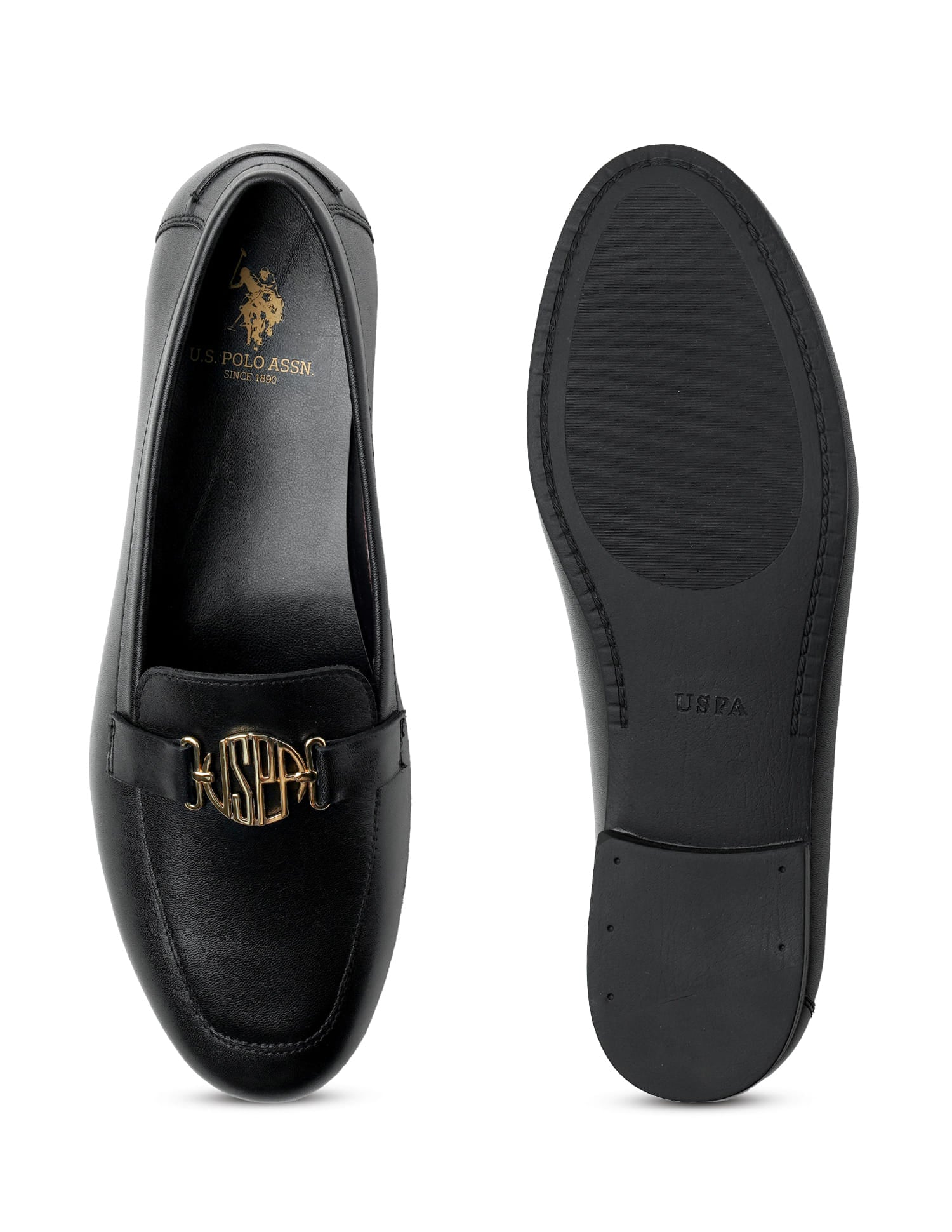 Holly Black Loafers Black - U.S. Polo Assn. India | Large