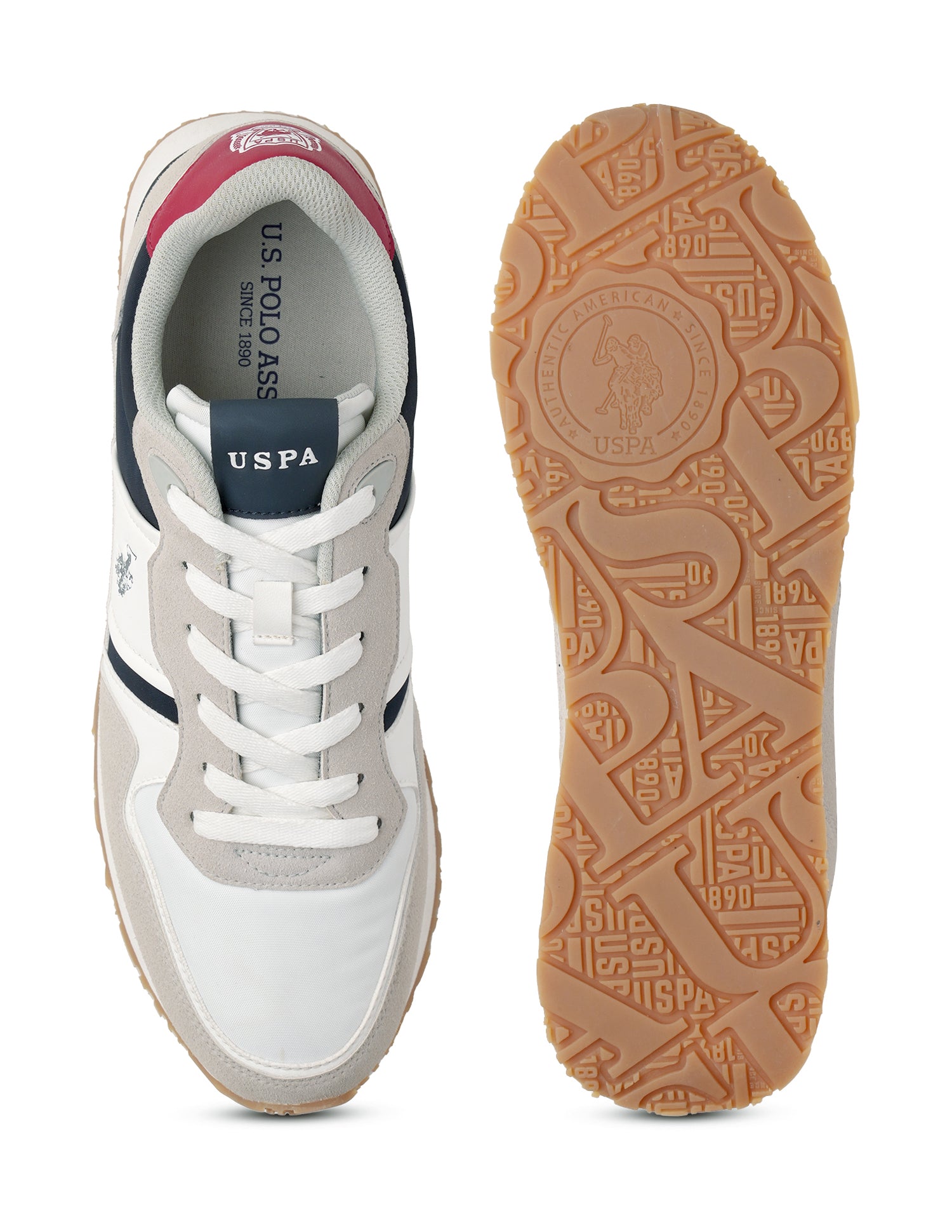 Men Orson 2.0 Colourblocked Sneakers White - U.S. POLO ASSN. | Large