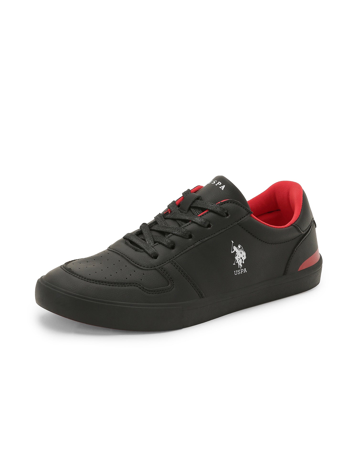 Men Britt 2.0 Round Toe Sneakers Black - U.S. Polo Assn. India | Large