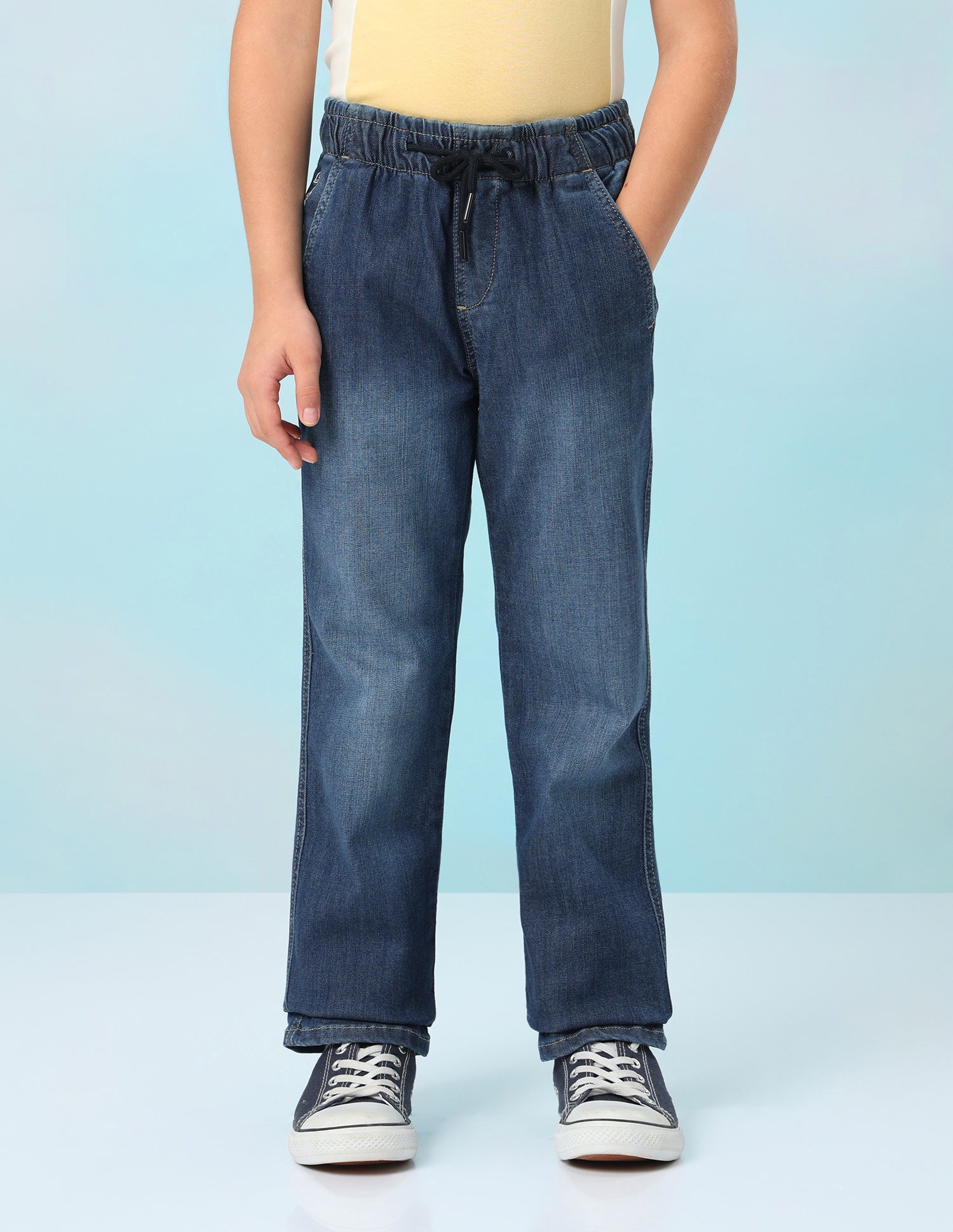 Mid Rise Regular Fit Jeans Indigo - U.S. Polo Assn. India | Large