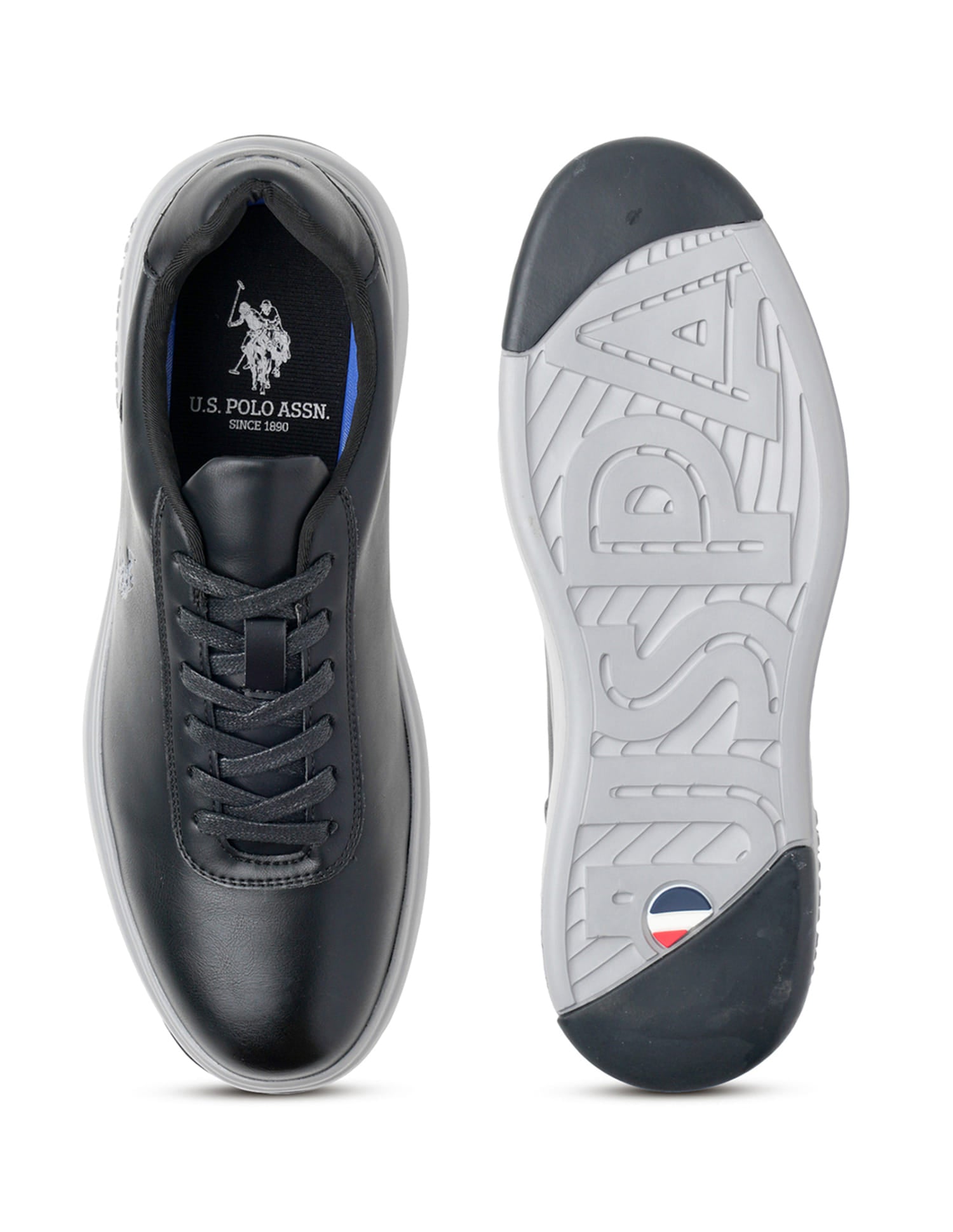 Men Zoro Black All Day Sneakers Black - U.S. Polo Assn. India | Large
