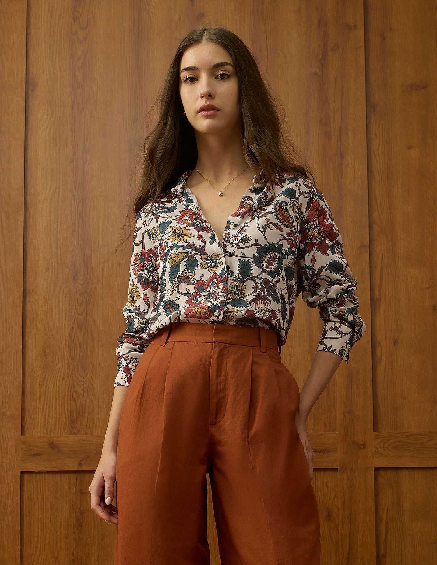 Regular Fit Floral Printed Shirt Multi-colour - U.S. POLO ASSN. | Large