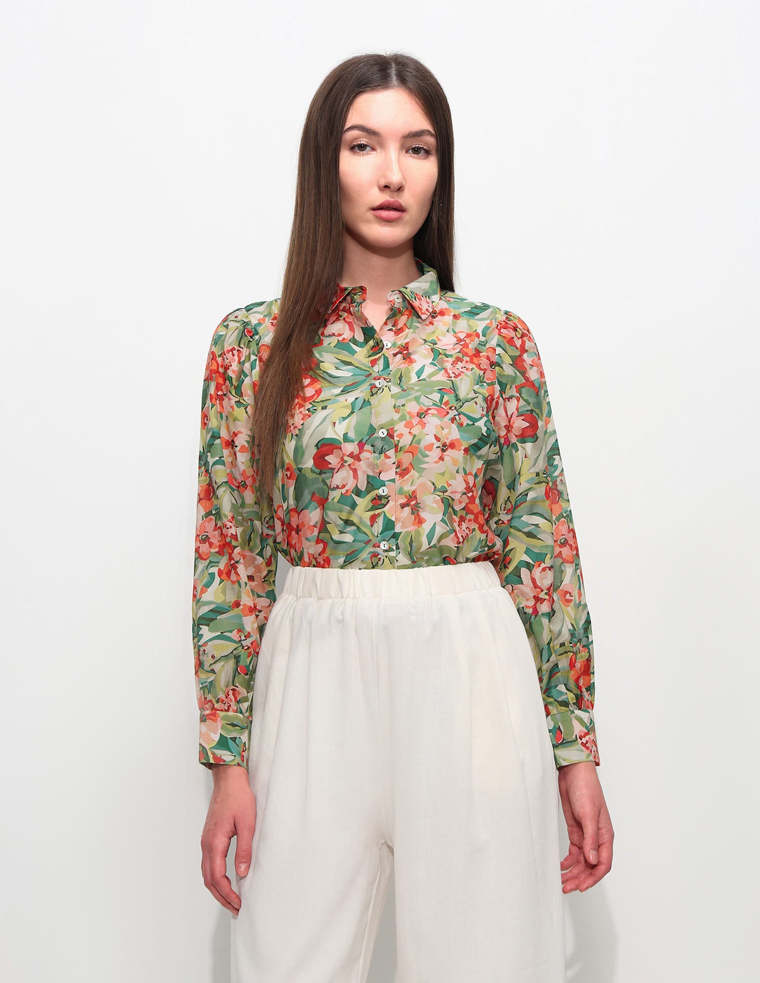 Regular Fit Abstract Printed Shirt Multi-colour - U.S. Polo Assn. India | Large