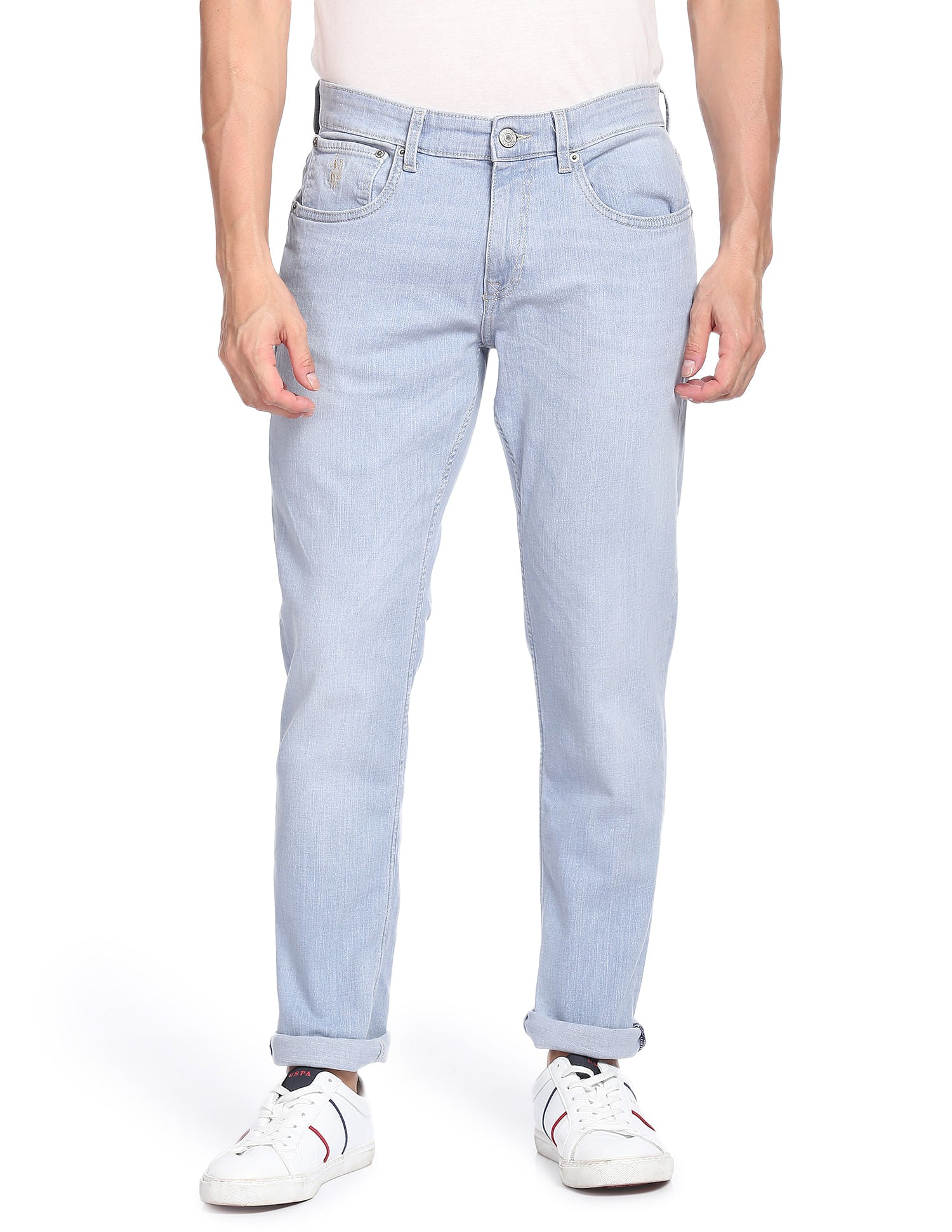 Brandon Americana Premium Jeans Light Blue - U.S. Polo Assn. India | Large