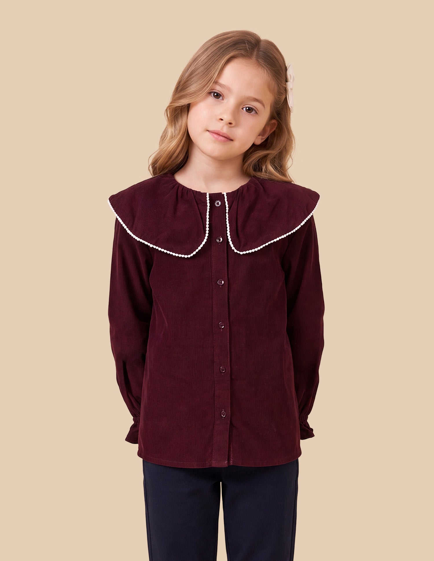 Solid Relaxed Fit Top Maroon - U.S. Polo Assn. India | Large