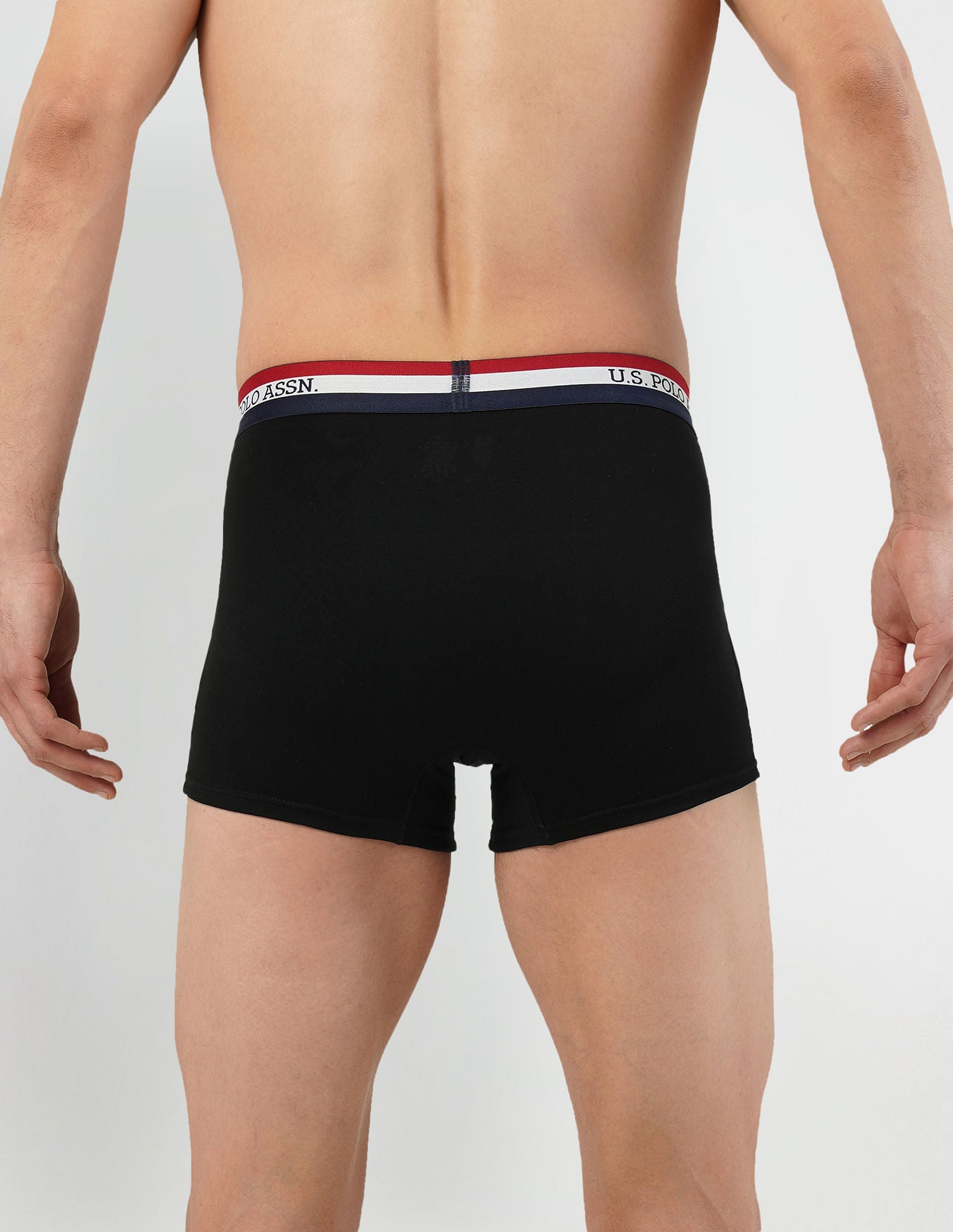 Pack Of 2 Cotton Trunks Black and Red - U.S. POLO ASSN. | Large
