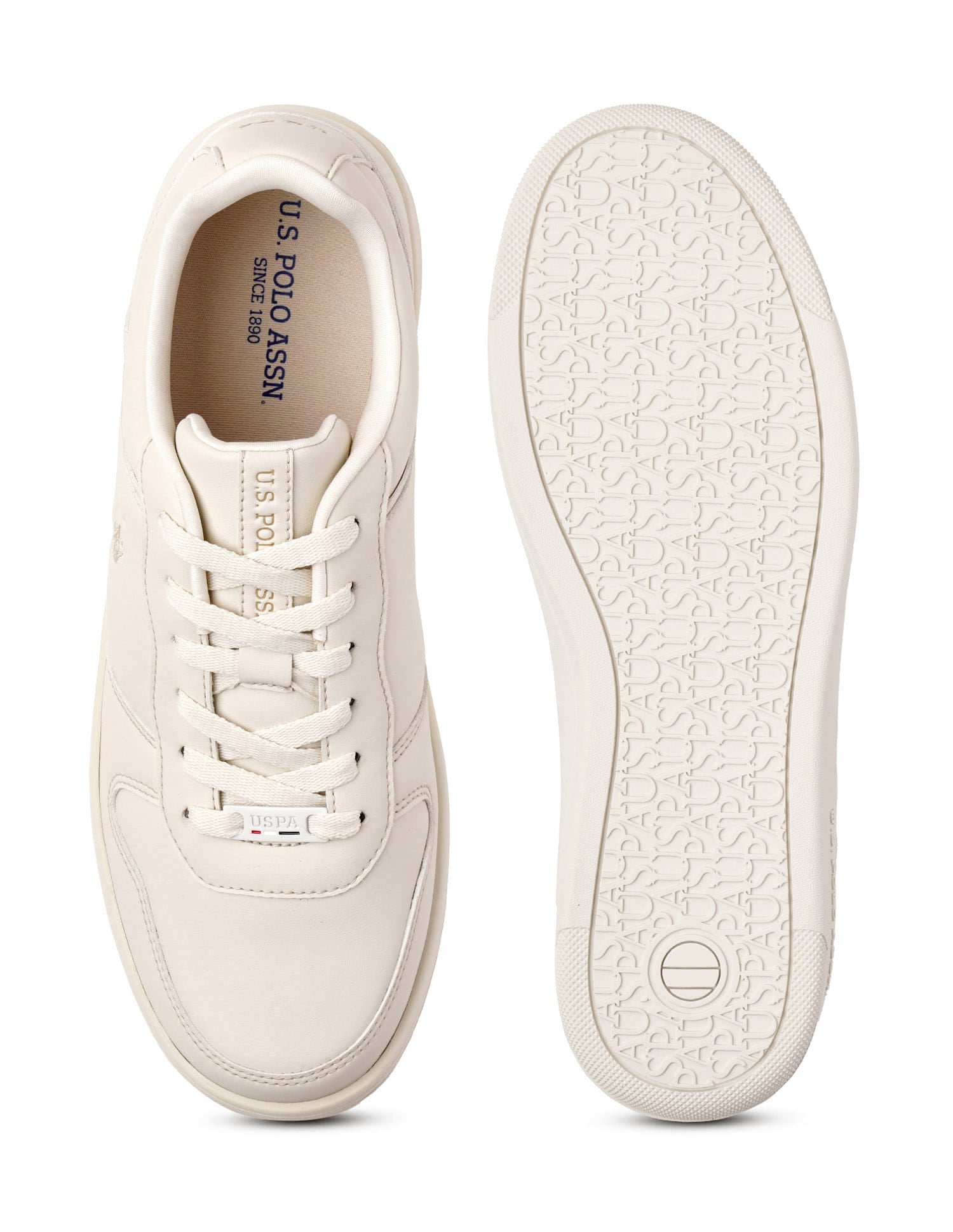 Men Joan Sneakers Cream - U.S. Polo Assn. India | Large