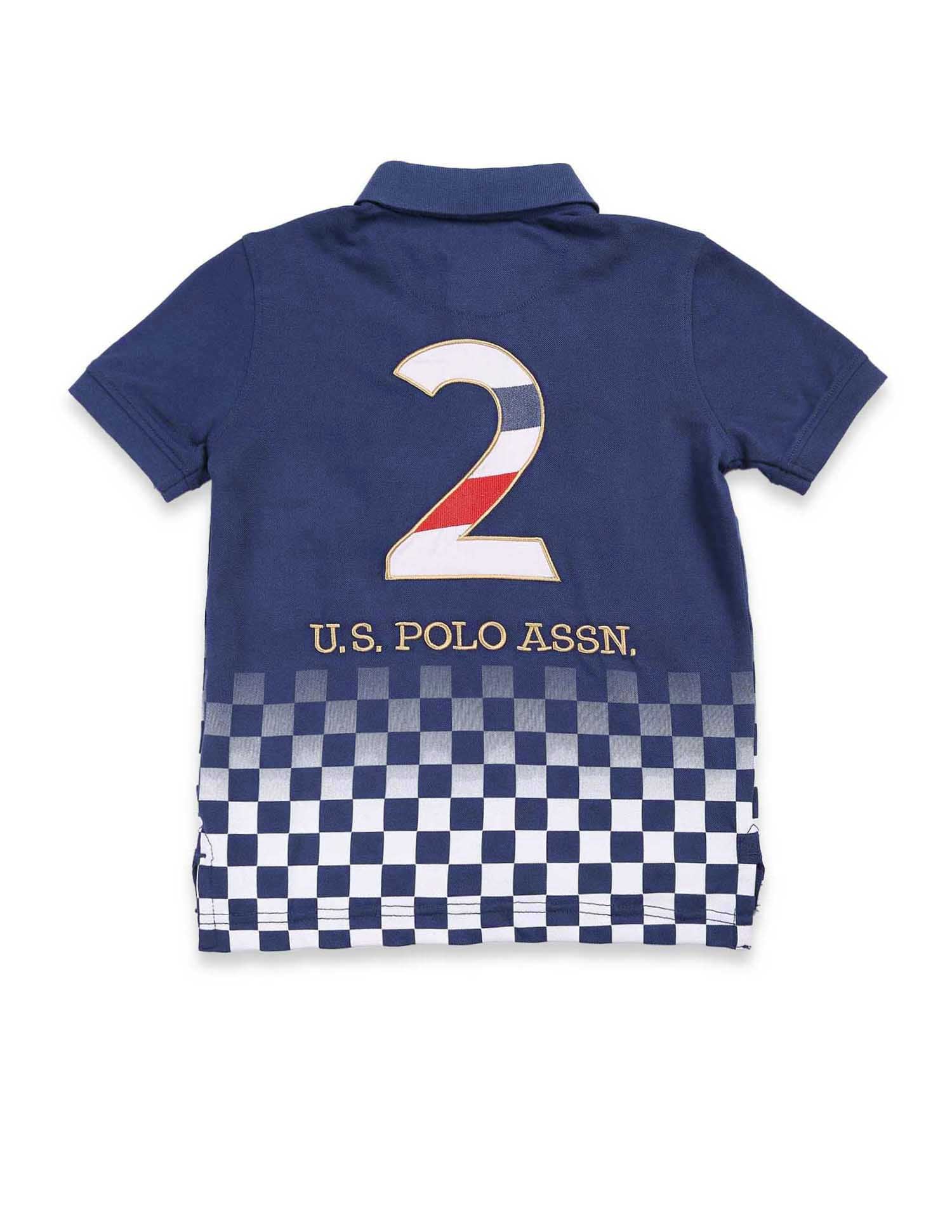 Boys Embroidered Polo Shirt Navy - U.S. Polo Assn. India | Large