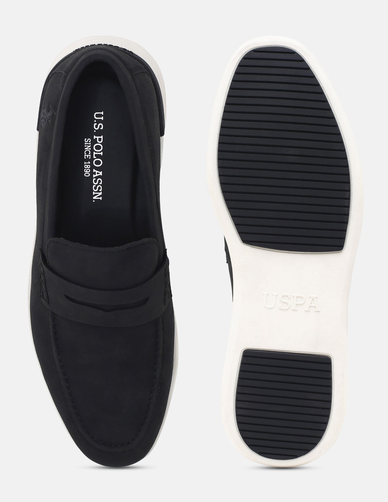 Slip-Ons Burge Loafers Black - U.S. Polo Assn. India | Large
