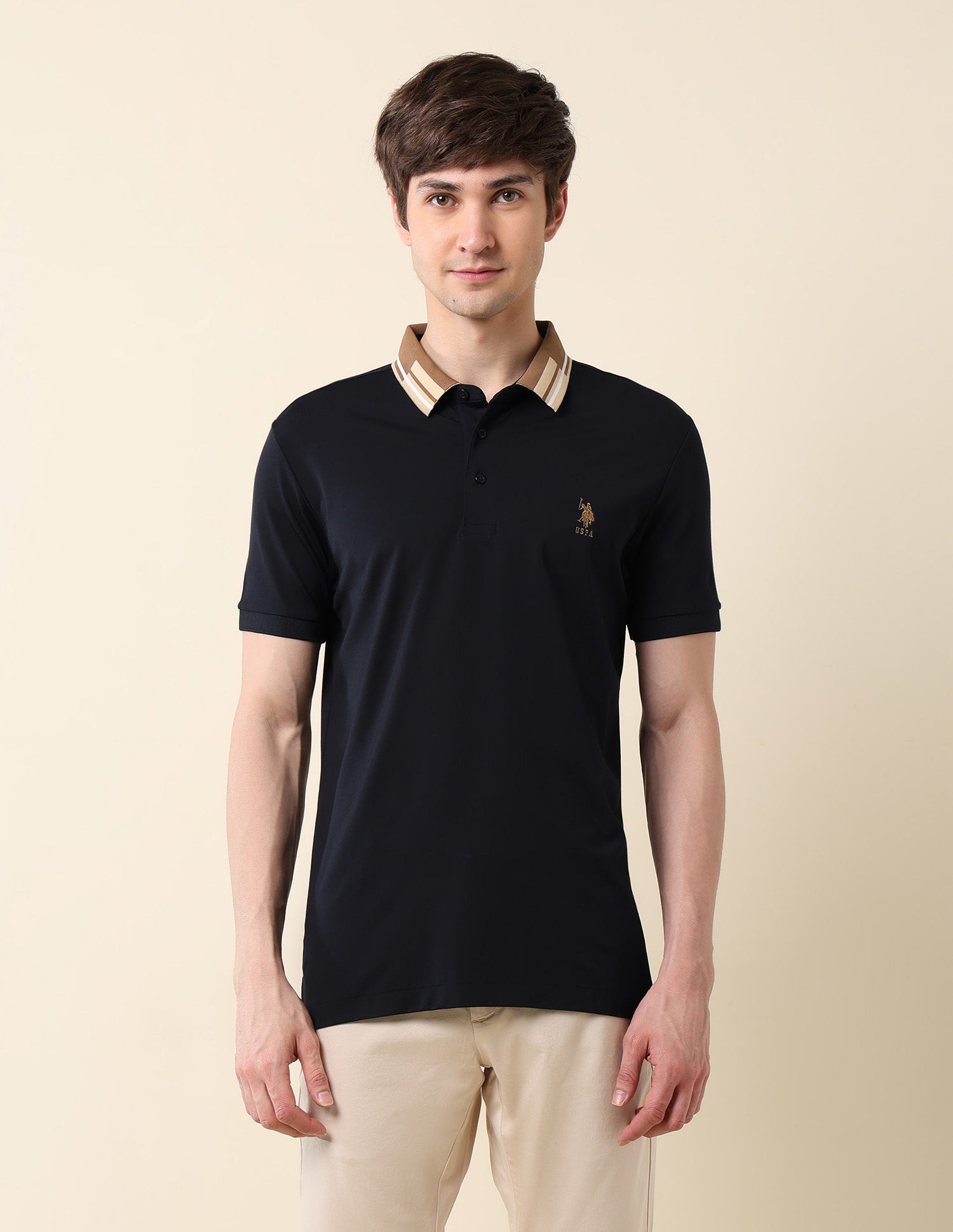 Slim Fit Classic Polo Shirt Navy - U.S. Polo Assn. India | Large