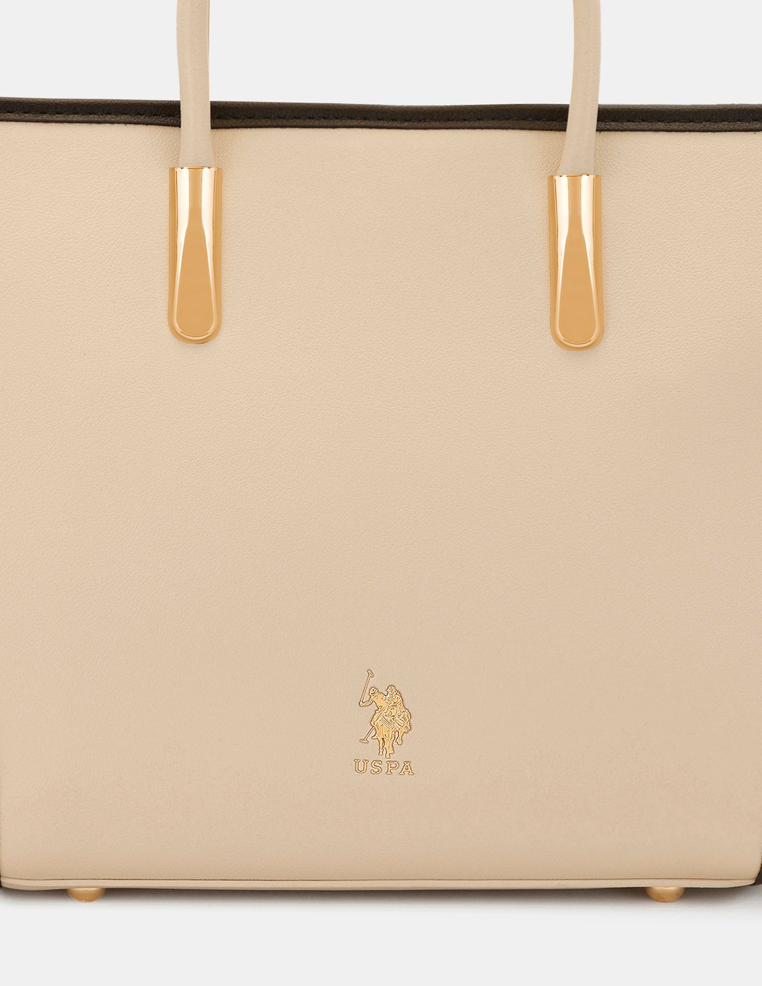 Women Alix Satchel Bag Beige - U.S. POLO ASSN. | Large