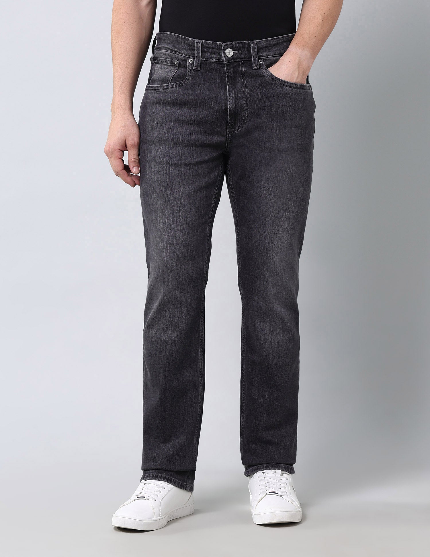Harold Slim Straight Fit Vintage Jeans Black - U.S. Polo Assn. India | Large