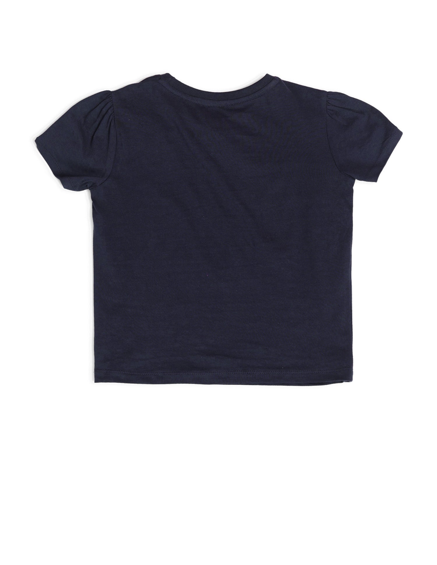 Girls Brand Printed Regular Fit T-Shirt Navy - U.S. POLO ASSN. | Large