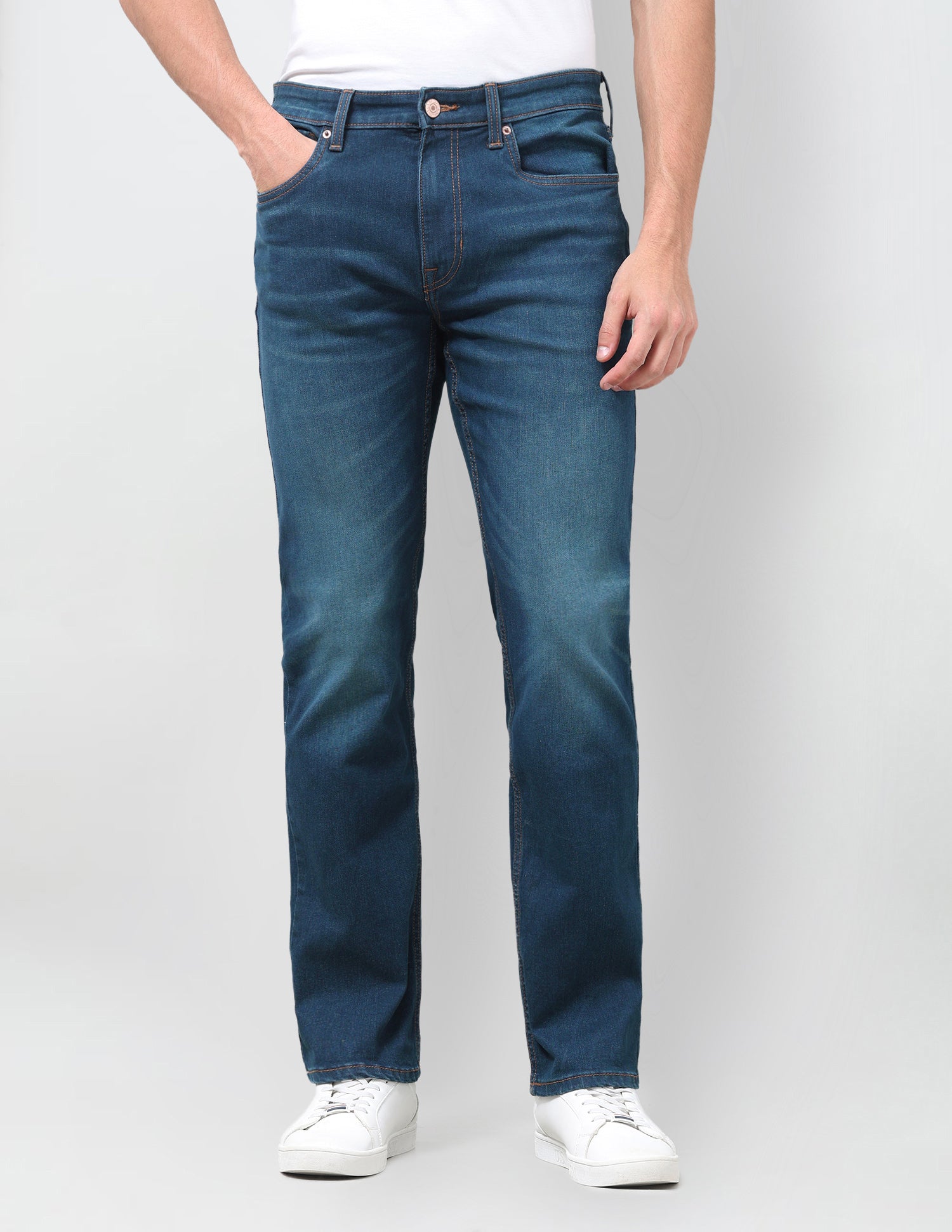 Harold Slim Straight Fit Blue Jeans Dark Indigo - U.S. Polo Assn. India | Large