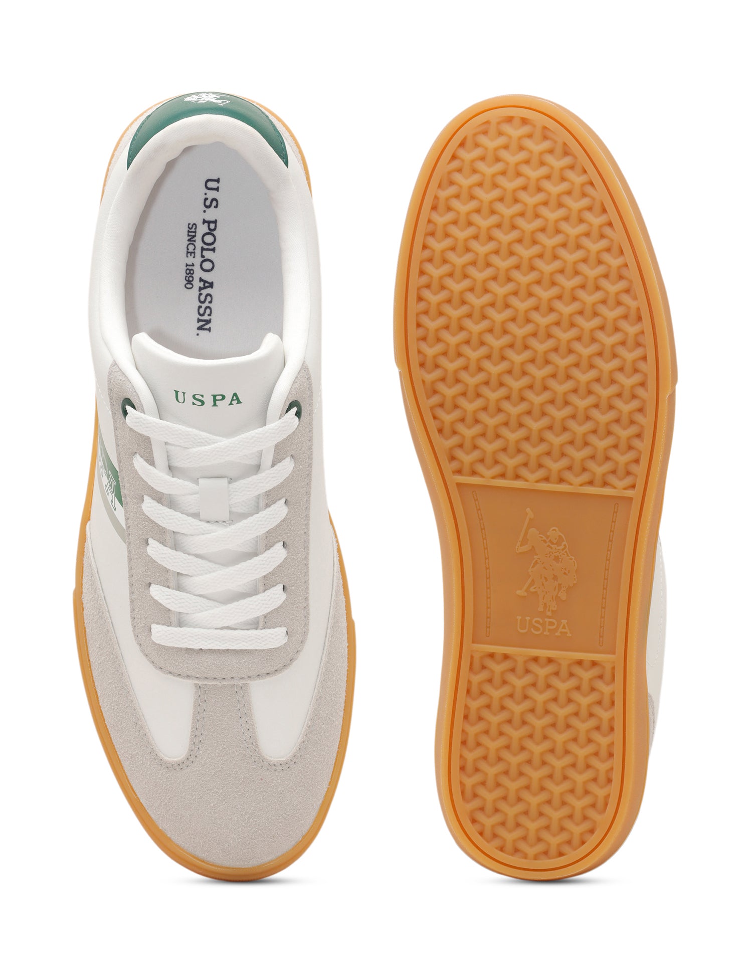 Men Colourblocked Hamet Sneakers Off White - U.S. Polo Assn. India | Large