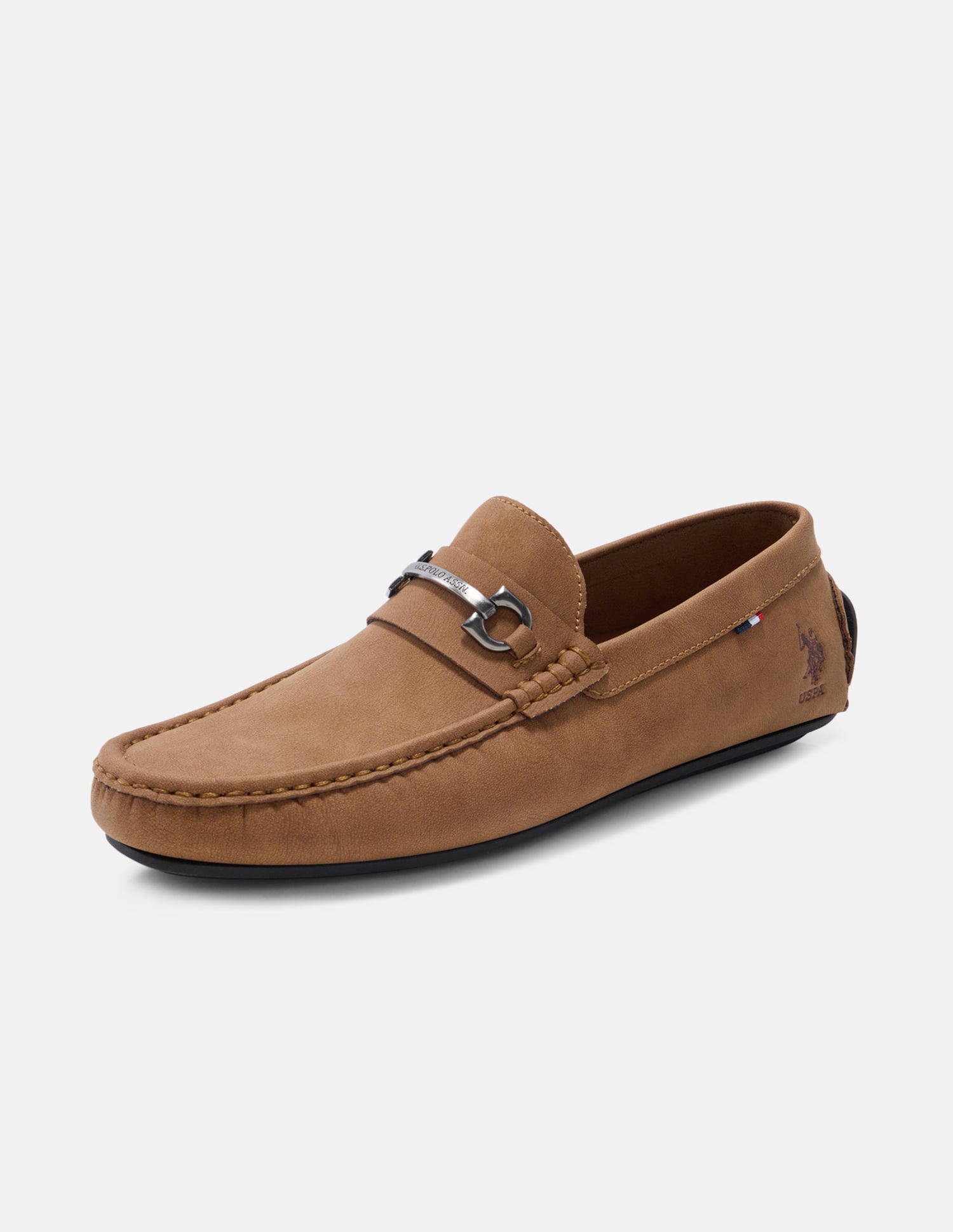 Aeris Slip-Ons Loafers Tan - U.S. Polo Assn. India | Large