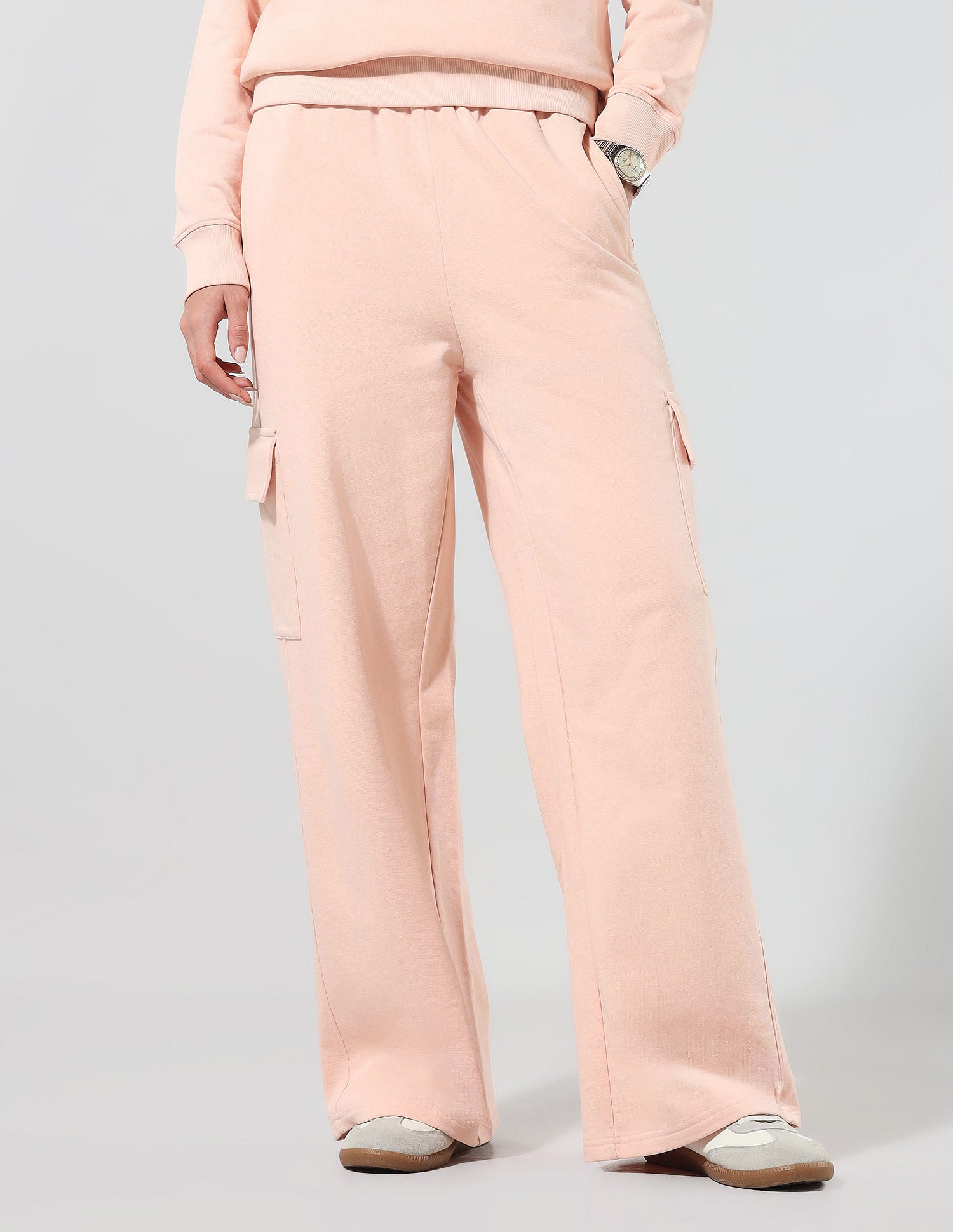 Cargo Fit Lounge Trousers Light Pink - U.S. POLO ASSN. | Large
