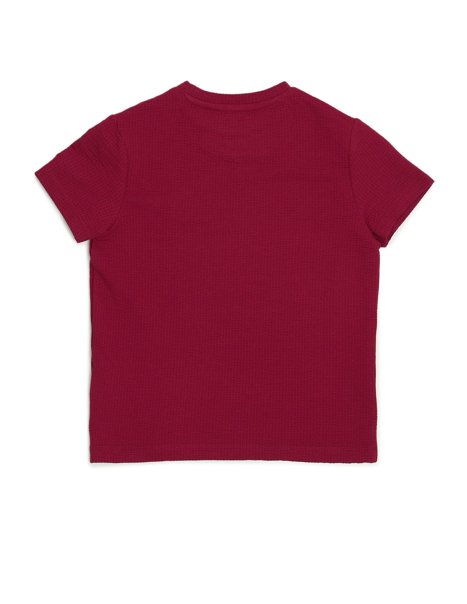 Boys Logo Textured T-Shirt Red - U.S. POLO ASSN. | Large