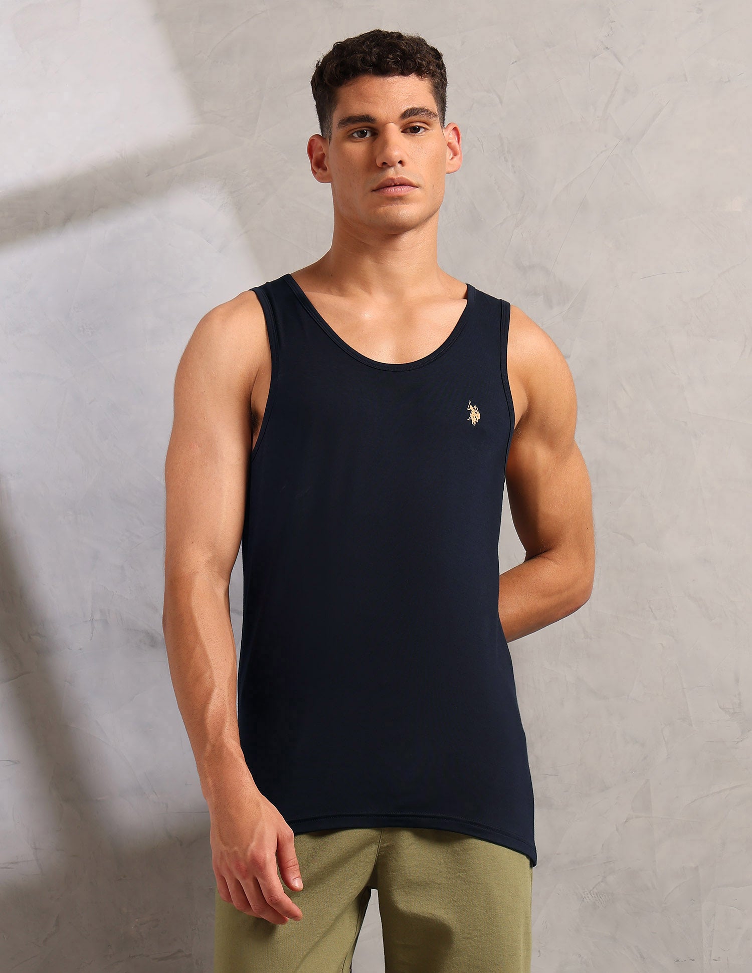 Moisture Wicking Comfort Fit PV003 Vest - Pack Of 1 Navy - U.S. POLO ASSN. | Large