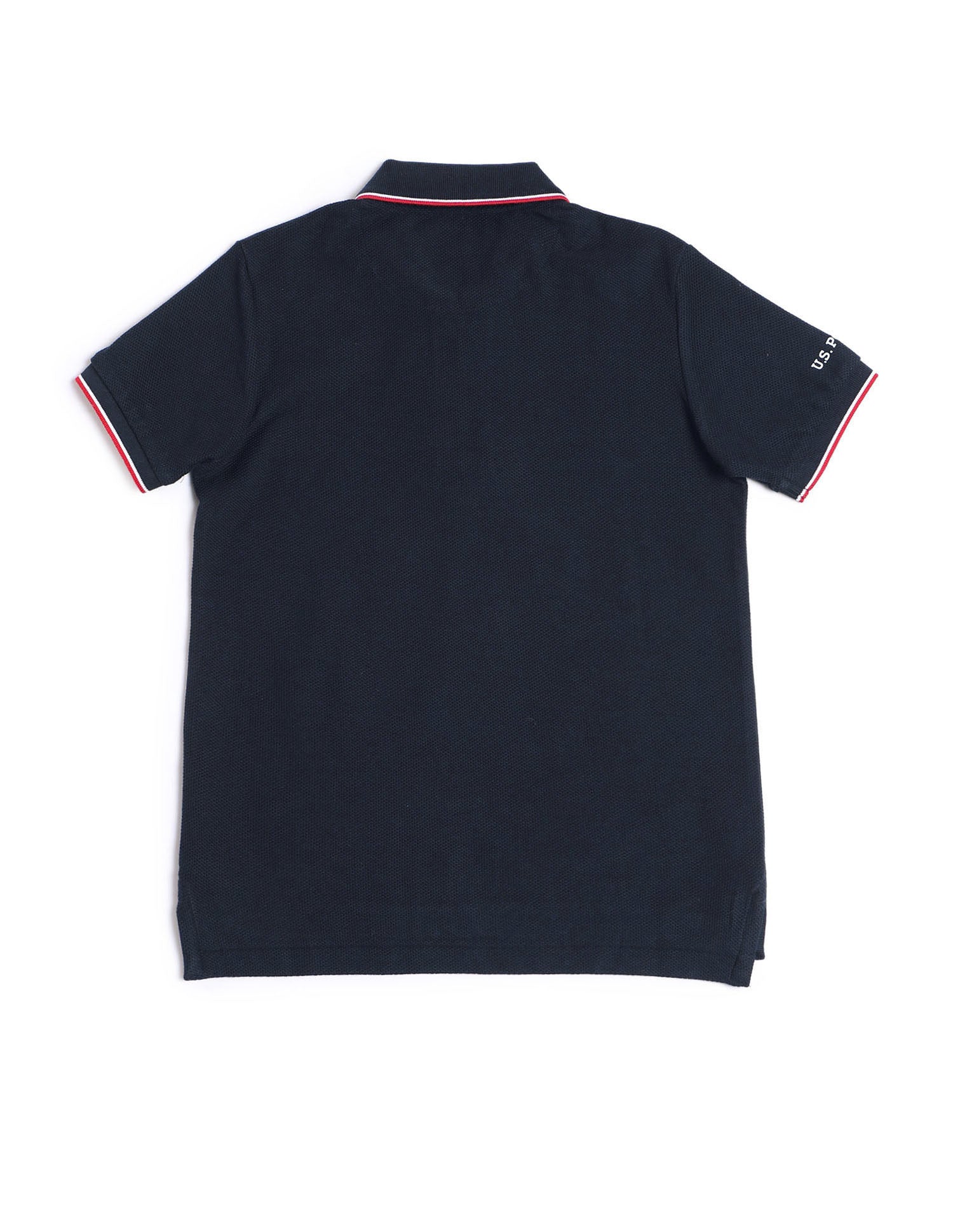 Boys Solid Regular Fit Polo Shirt Navy - U.S. POLO ASSN. | Large