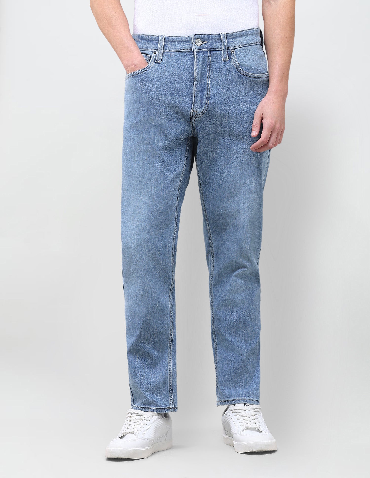 Cole Comfort Cropped Fit Blue Jeans Light Indigo - U.S. Polo Assn. India | Large