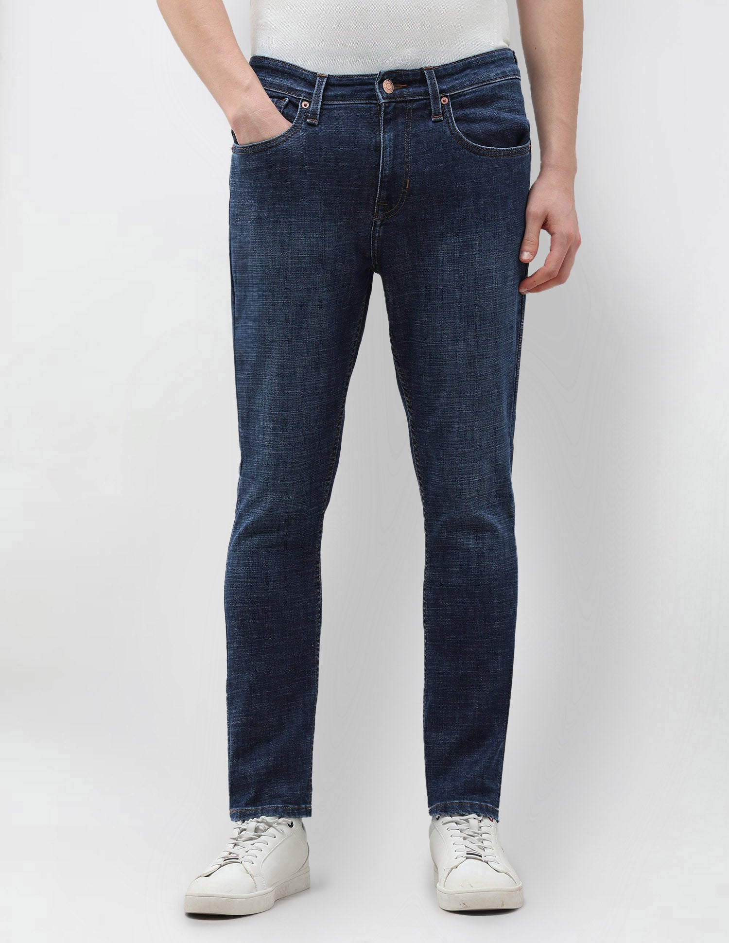 Henry Tapered Fit Blue Jeans Dark Blue - U.S. Polo Assn. India | Large