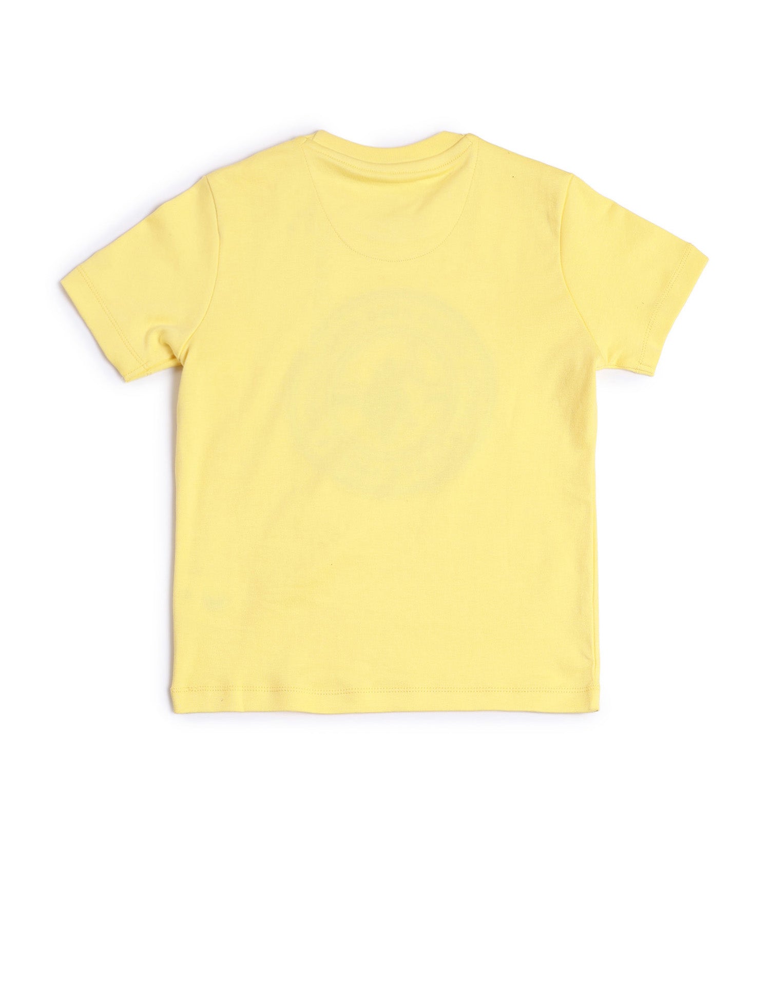 Boys Brand Printed Regular Fit T-Shirt Light Yellow - U.S. POLO ASSN. | Large