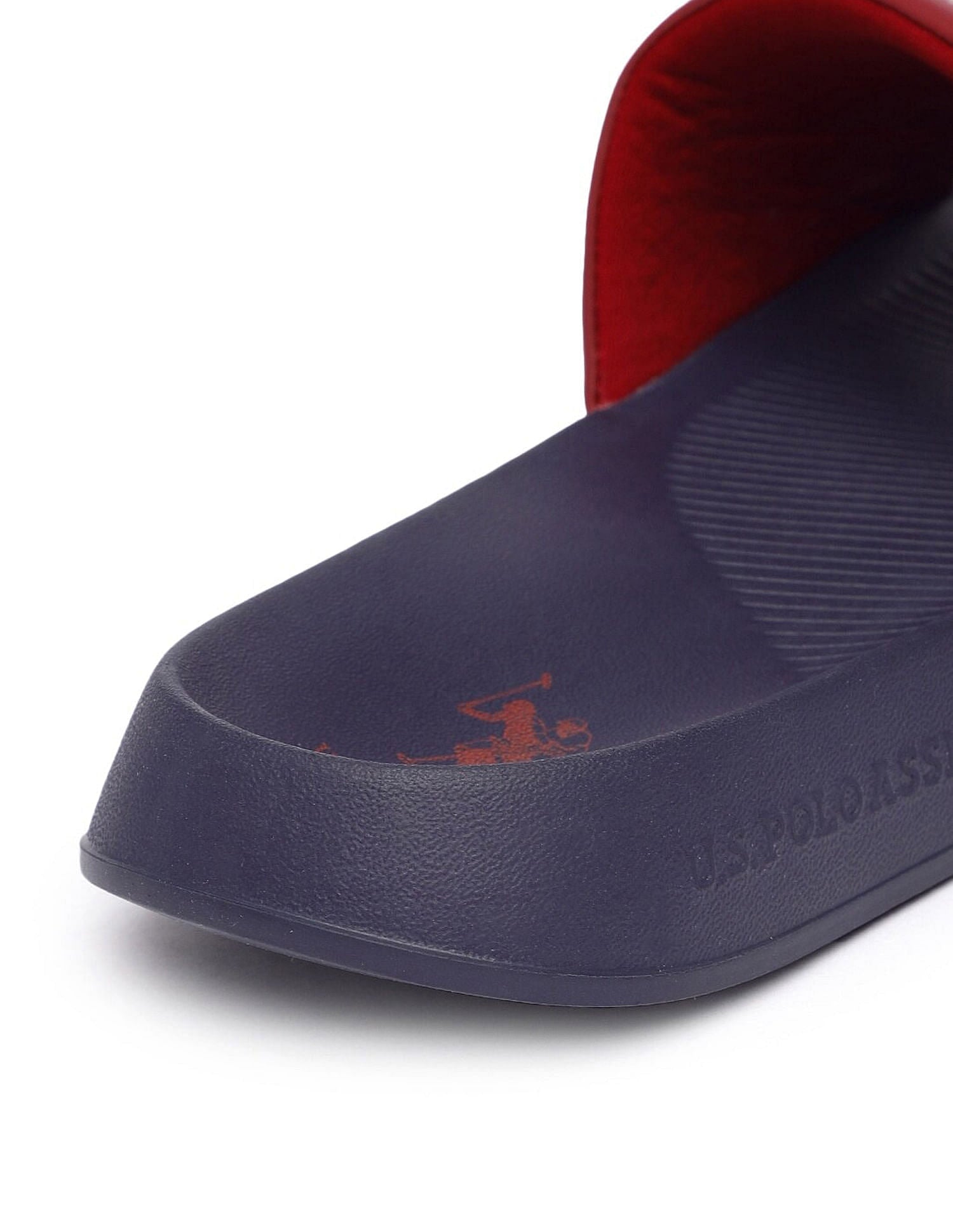 Men Zane 5.0 Open Toe Flat Sandals Red - U.S. Polo Assn. India | Large