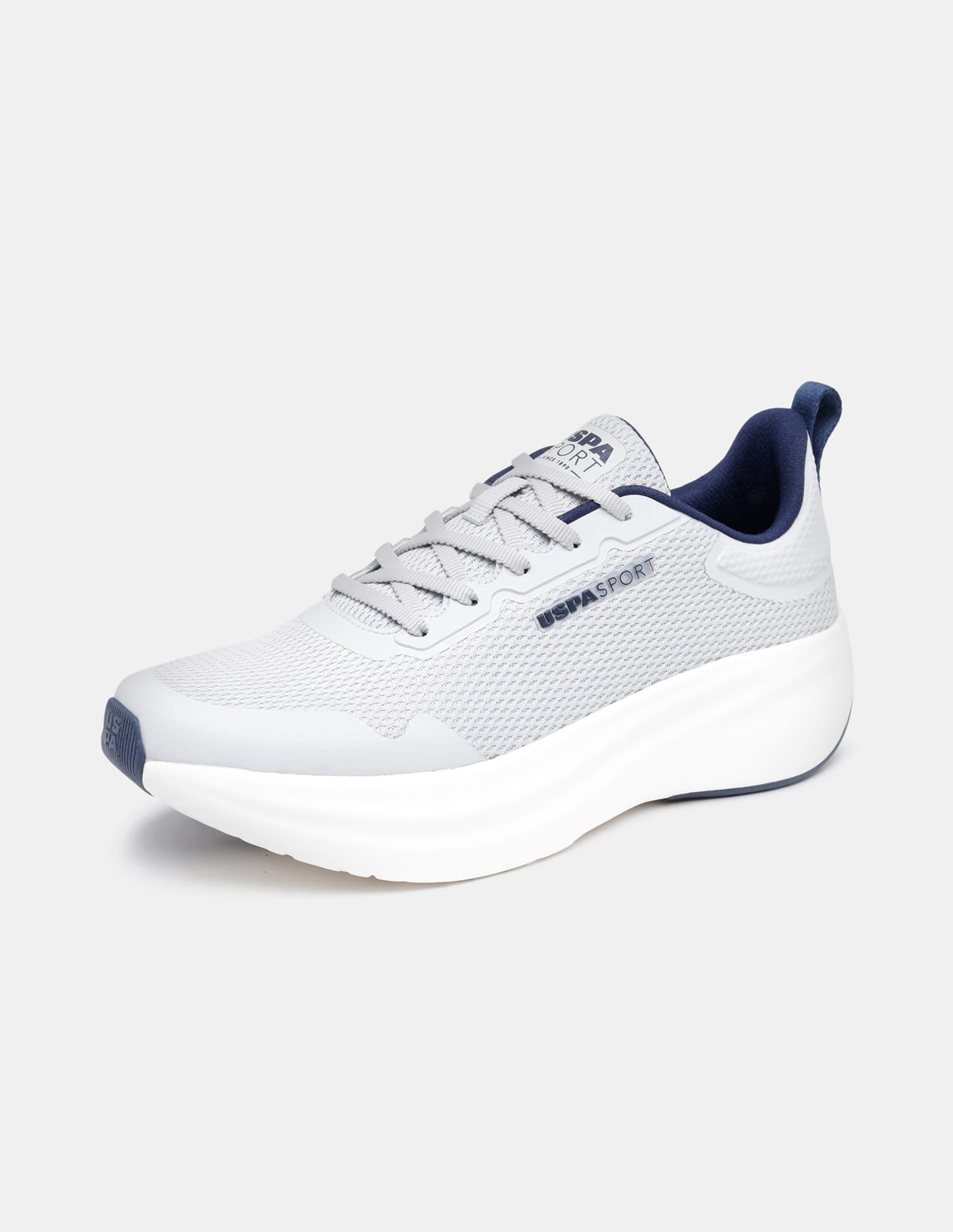 Men Grey Blaze Uspa Sport Sneakers Grey - U.S. Polo Assn. India | Large