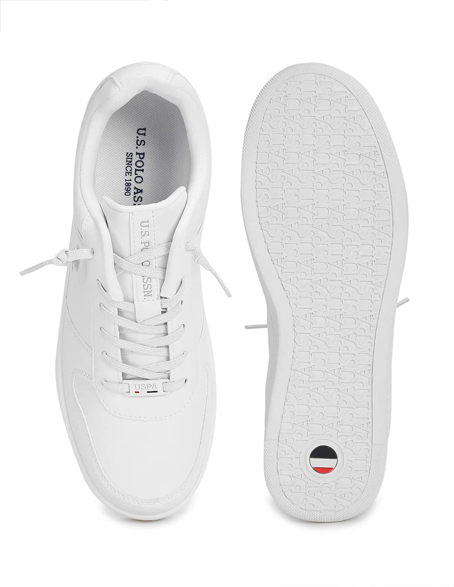 Men Jaxon 2.0 Off White Retro Court Sneakers Off White - U.S. Polo Assn. India | Large