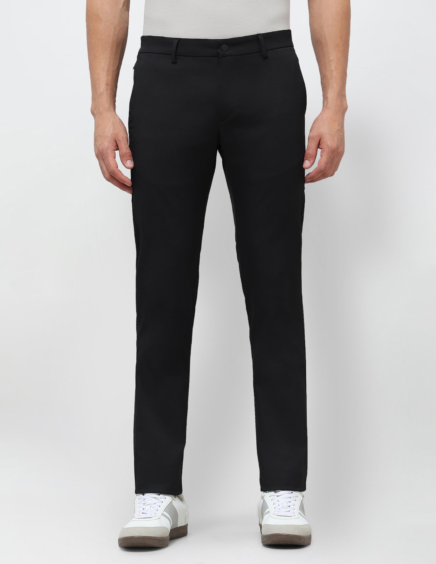 Twill Denver Slim Fit Trousers Black - U.S. POLO ASSN. | Large