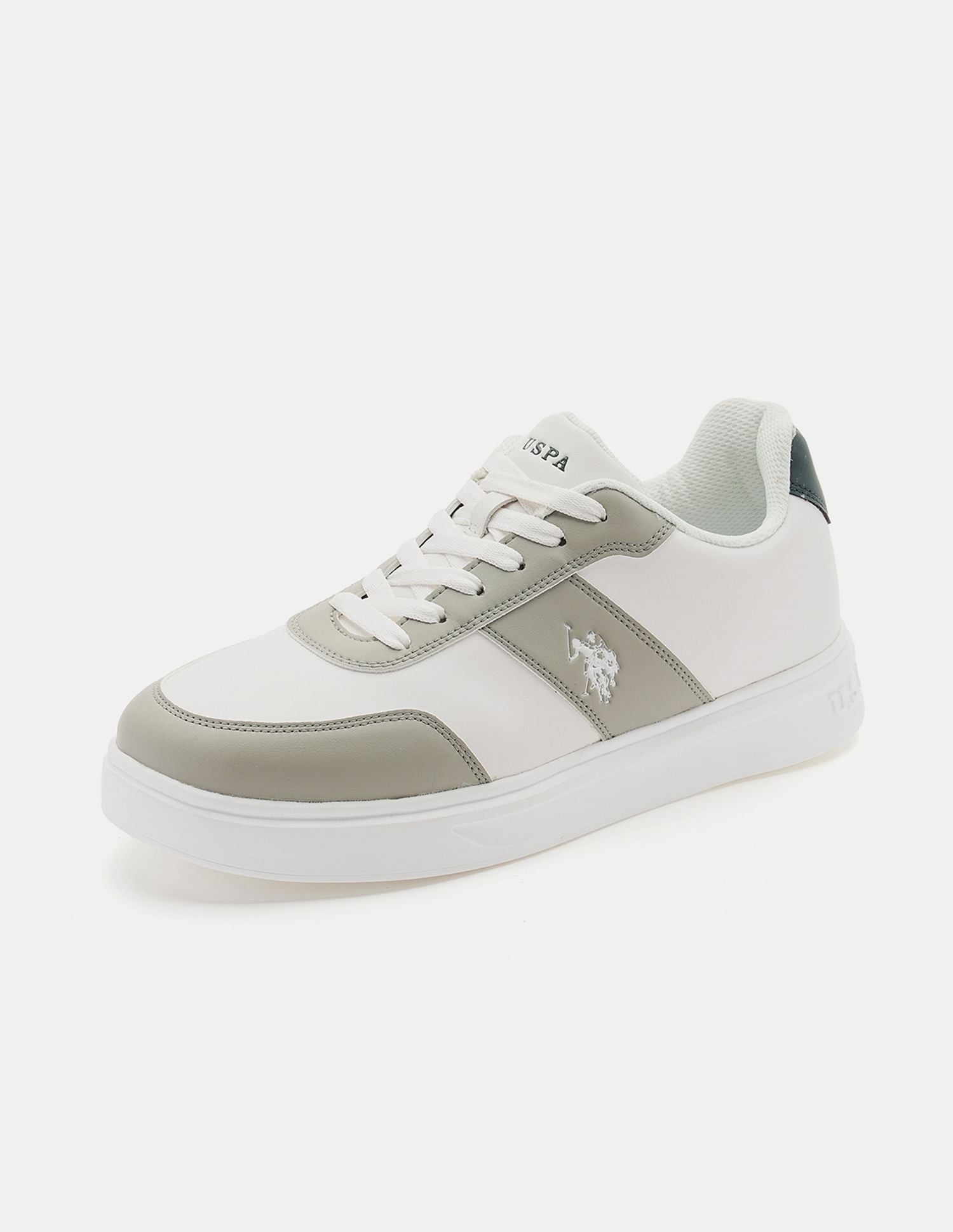 Men Torm Colour Blocked Sneakers Off White - U.S. POLO ASSN. | Large