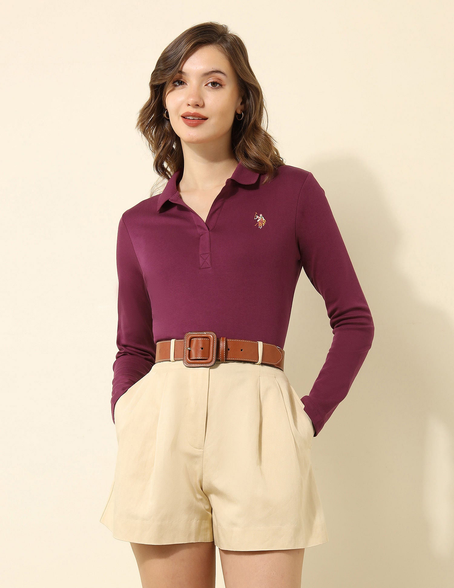 Regular Fit Polo Shirt Wine - U.S. POLO ASSN. | Large