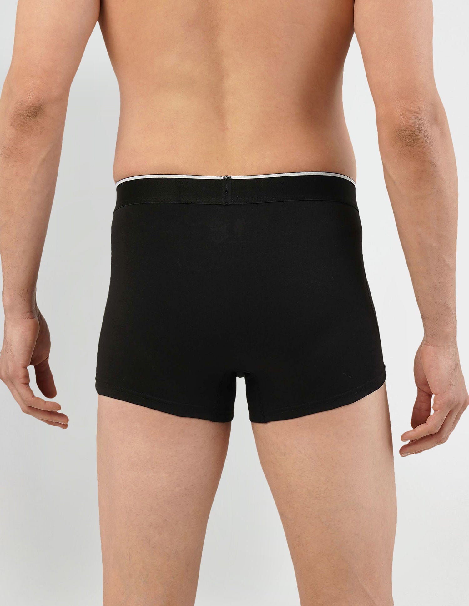 Antibacterial Solid ET004 Trunks - Pack Of 2 Black and Blue - U.S. POLO ASSN. | Large