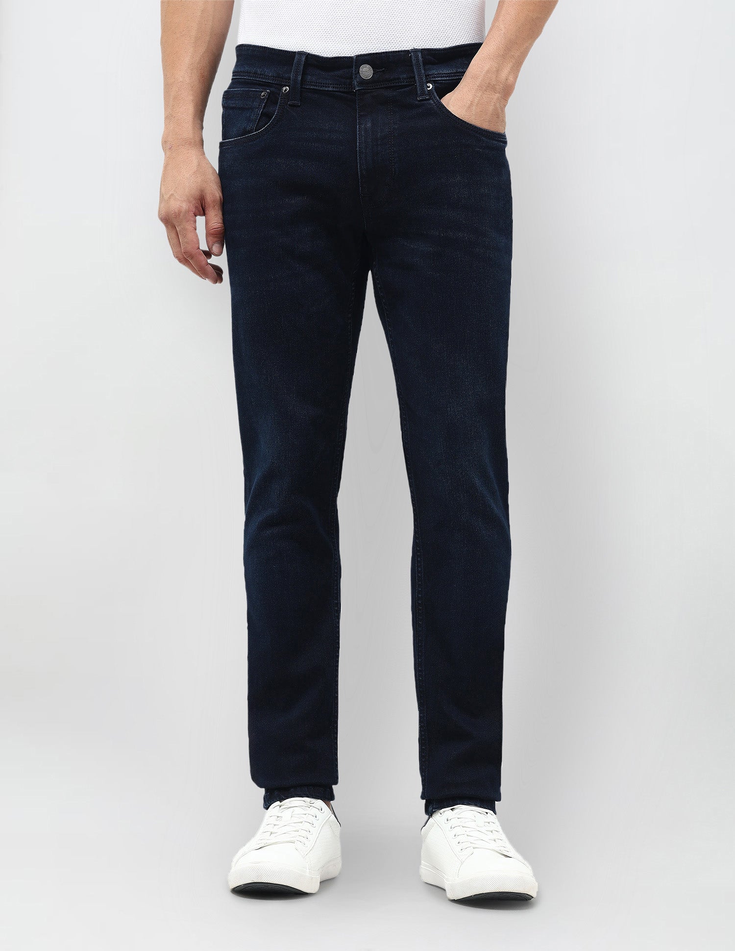 Brandon Slim Tapered Fit Blue Jeans Dark Blue - U.S. POLO ASSN. | Large