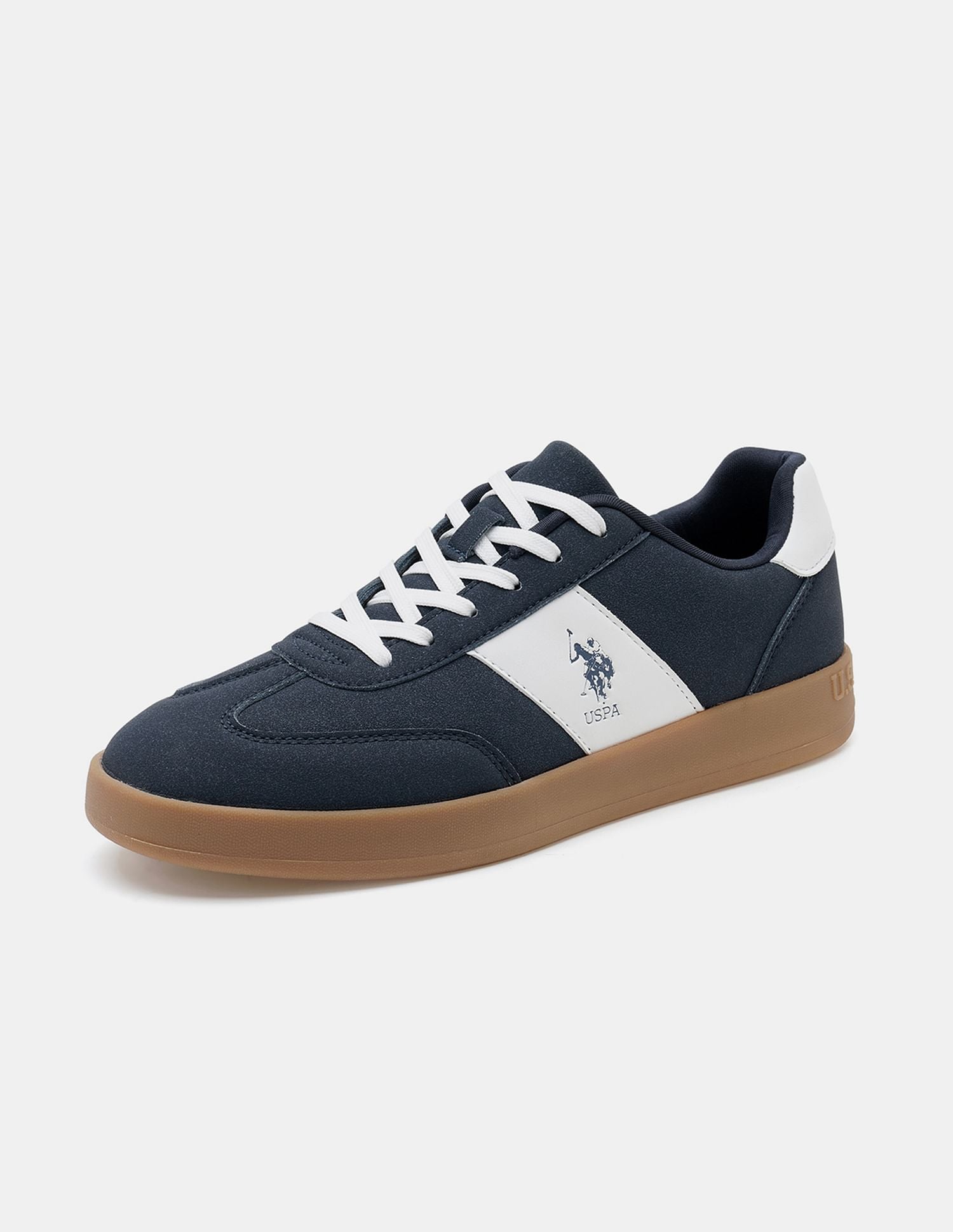 Men Skylar Colour Blocked Sneakers Navy - U.S. Polo Assn. India | Large