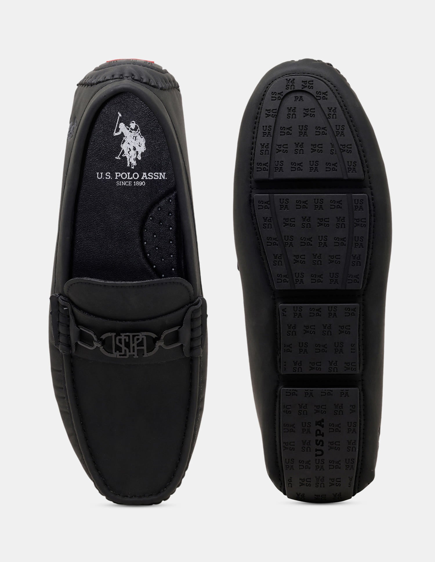 Men Knox Slip-Ons Loafers Black - U.S. Polo Assn. India | Large