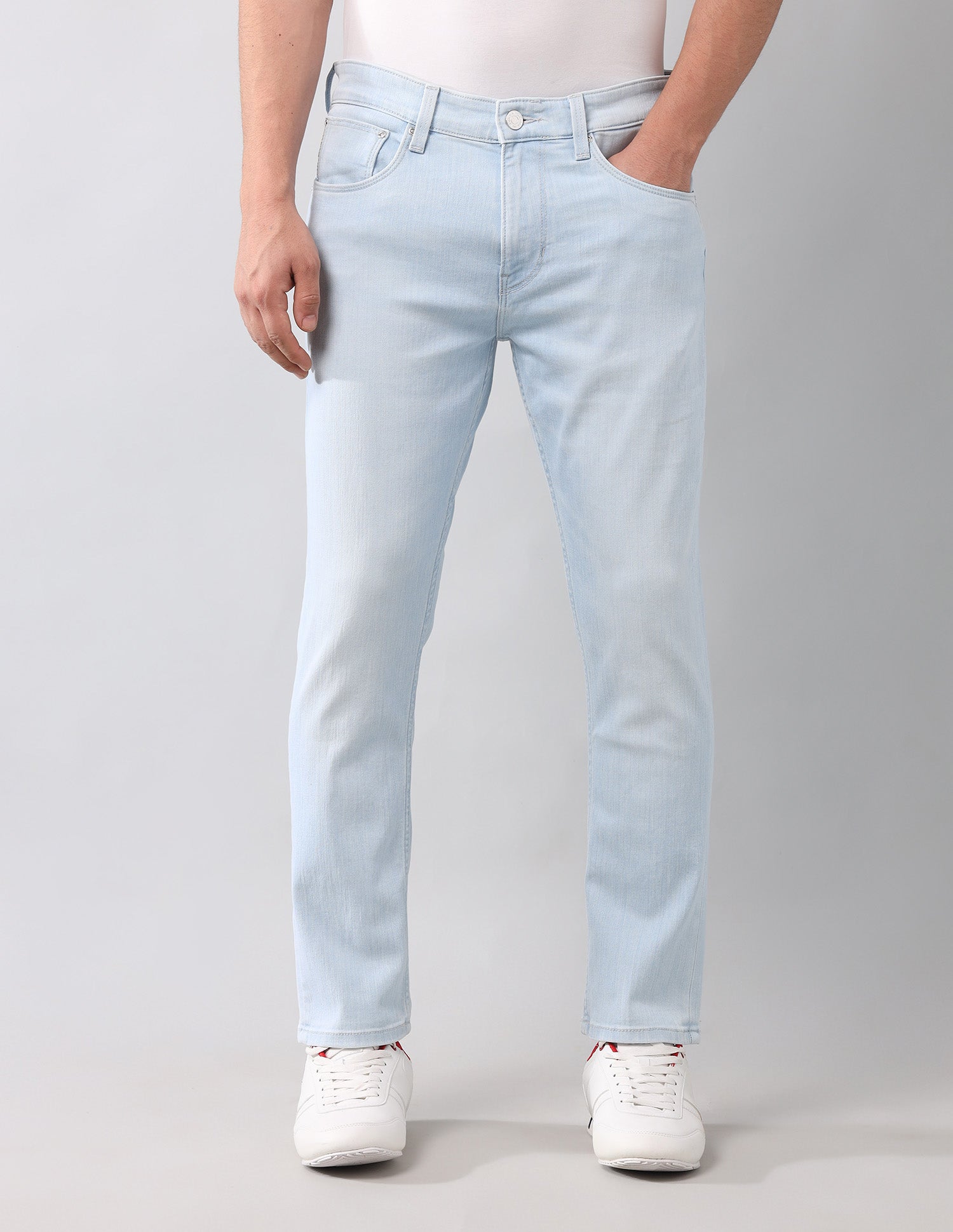 Henry Tapered Fit Super Stretch Jeans Light Wash - U.S. Polo Assn. India | Large