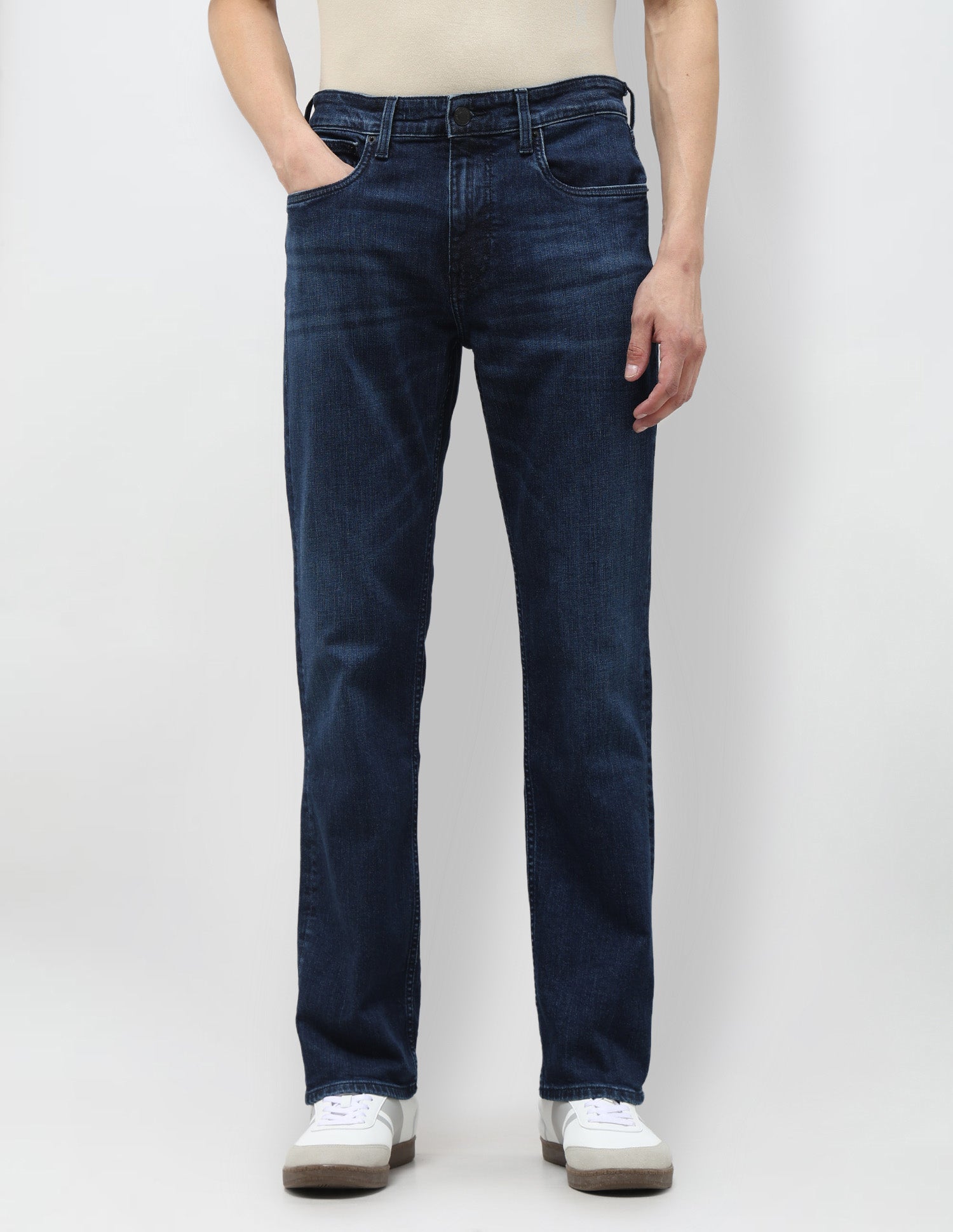 Harold Slim Straight Fit Blue Jeans Blue - U.S. POLO ASSN. | Large