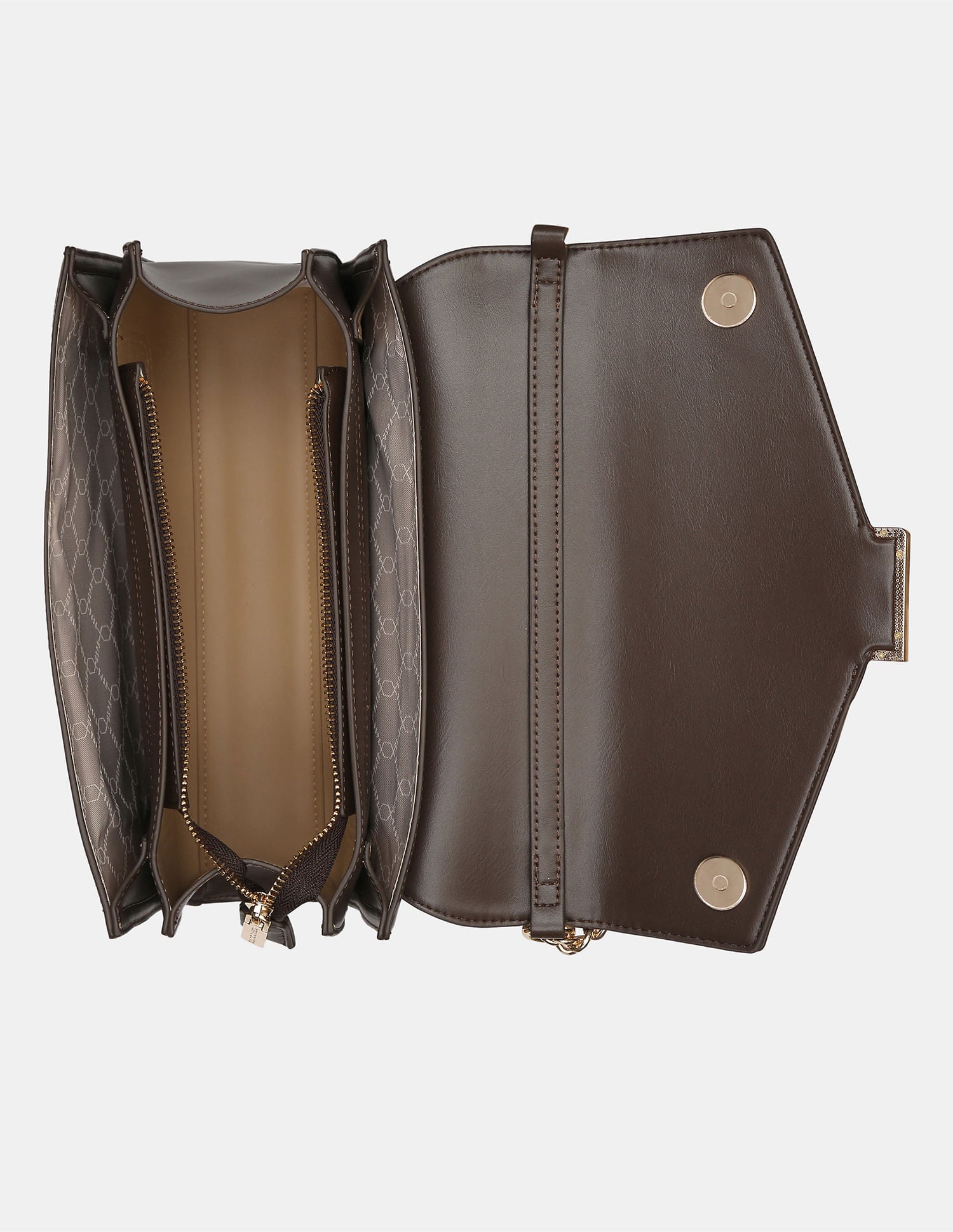 Women Bliss Structured Sling Bag Brown - U.S. POLO ASSN. | Large