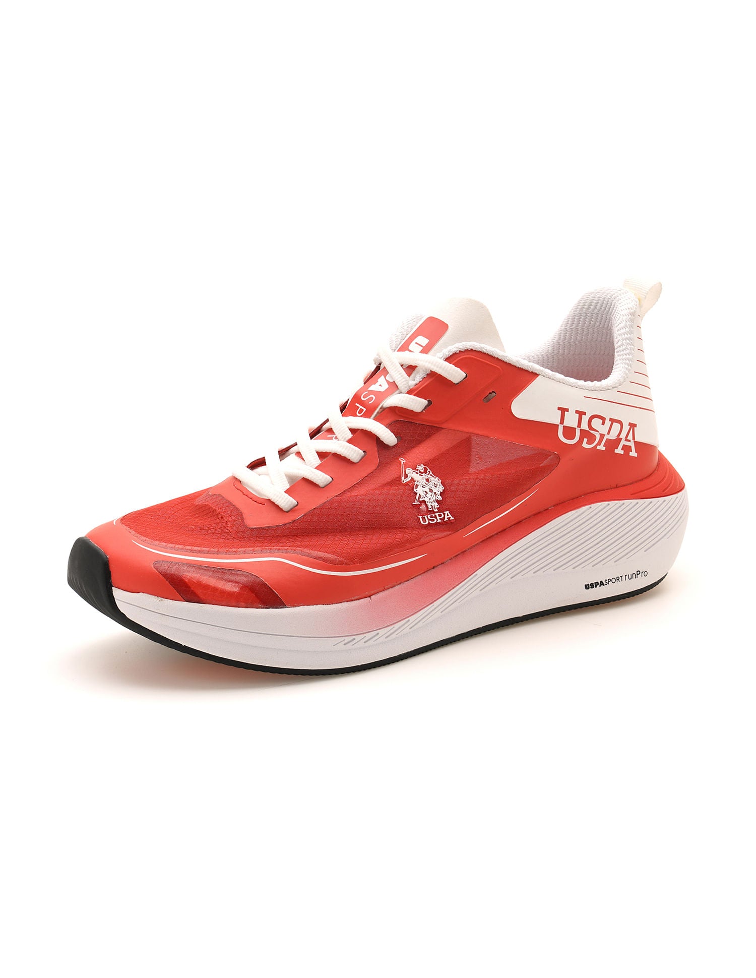Men Henry Red Uspa Sport  Runpro Running Shoes Red - U.S. Polo Assn. India | Large