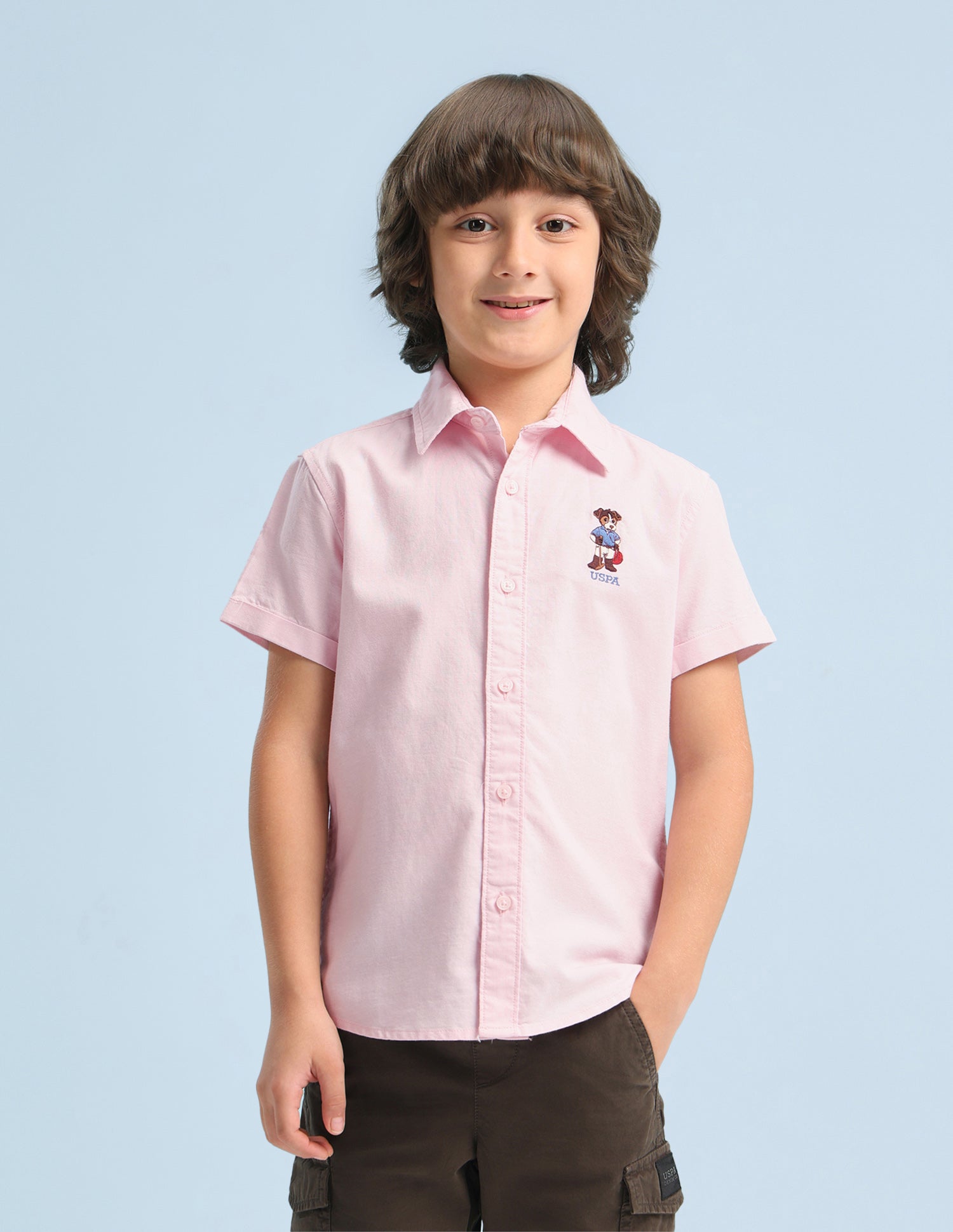 Oxford Regular Fit Shirt Pink - U.S. Polo Assn. India | Large