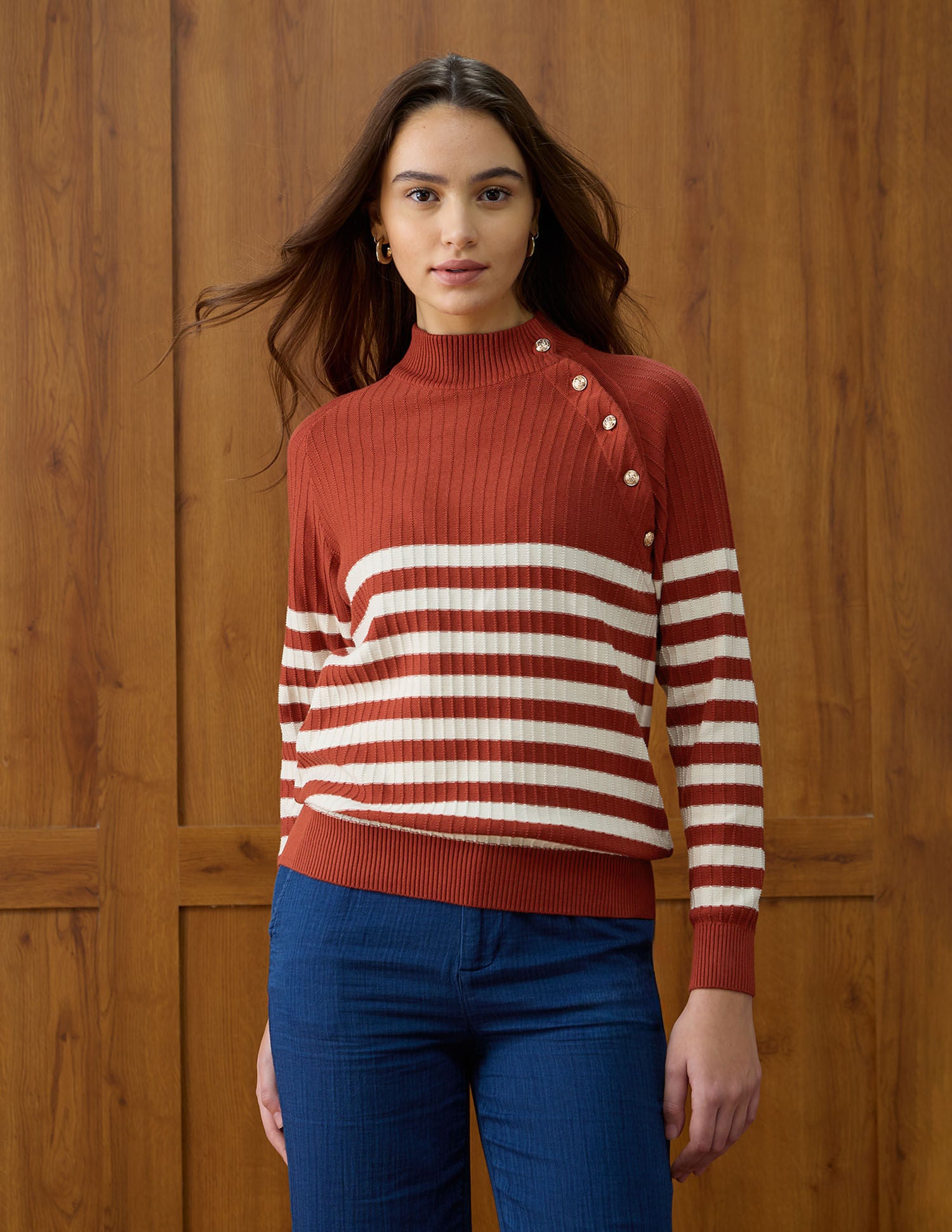 Horizontal Striped Regular Fit Sweater Multi-colour - U.S. POLO ASSN. | Large