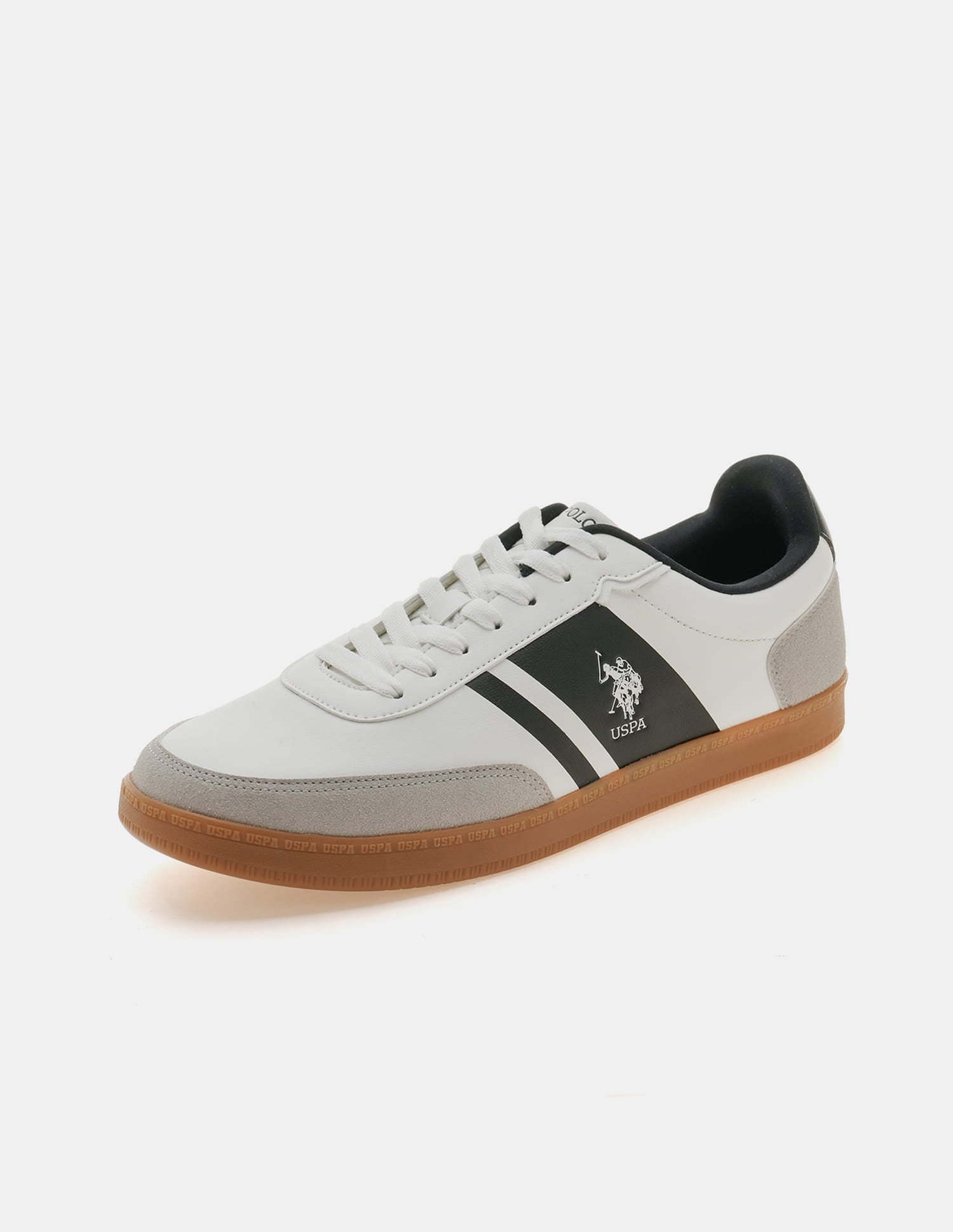 Men Hilton 2.0 Colourblocked Sneakers White - U.S. Polo Assn. India | Large
