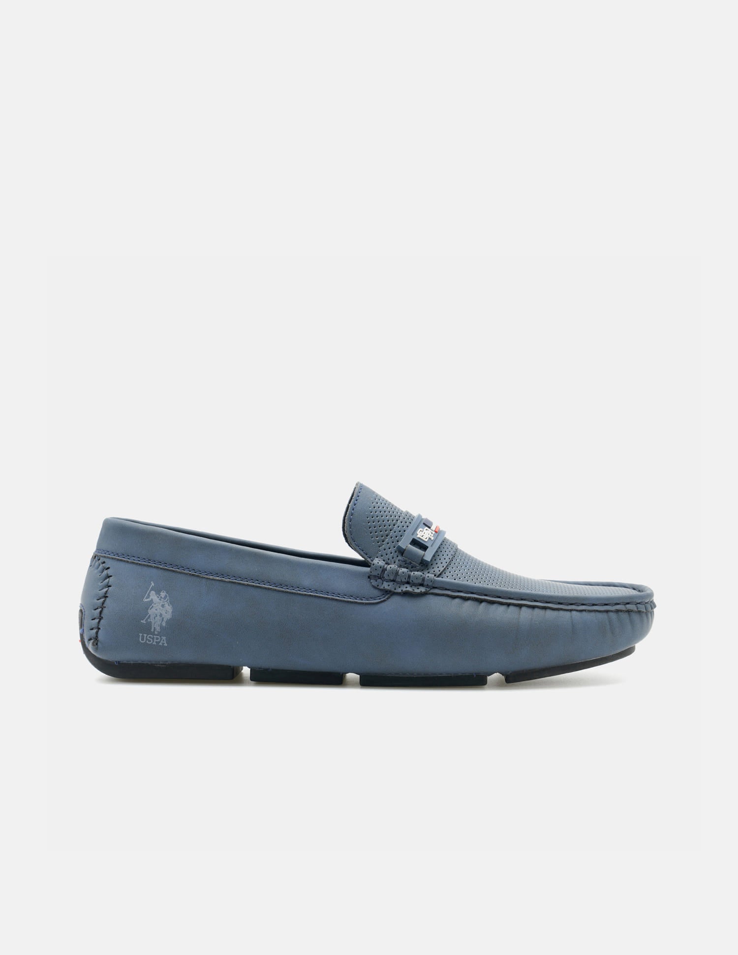 Men Barnes 5.0 Textured Loafers Navy - U.S. Polo Assn. India | Large