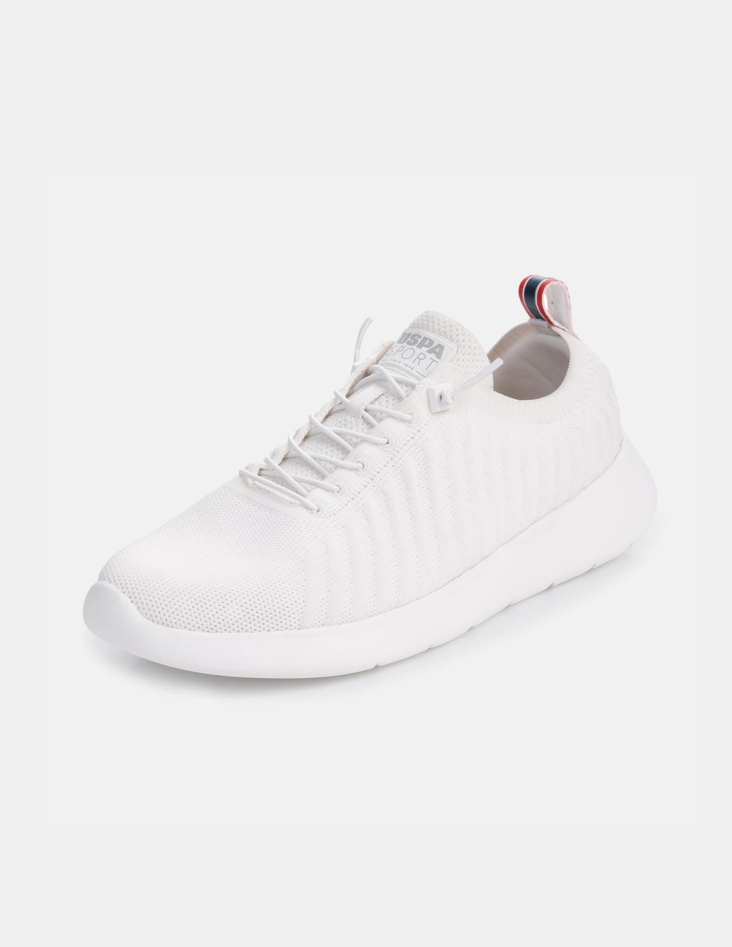 Men Solid Rocco Sports Sneakers White - U.S. Polo Assn. India | Large