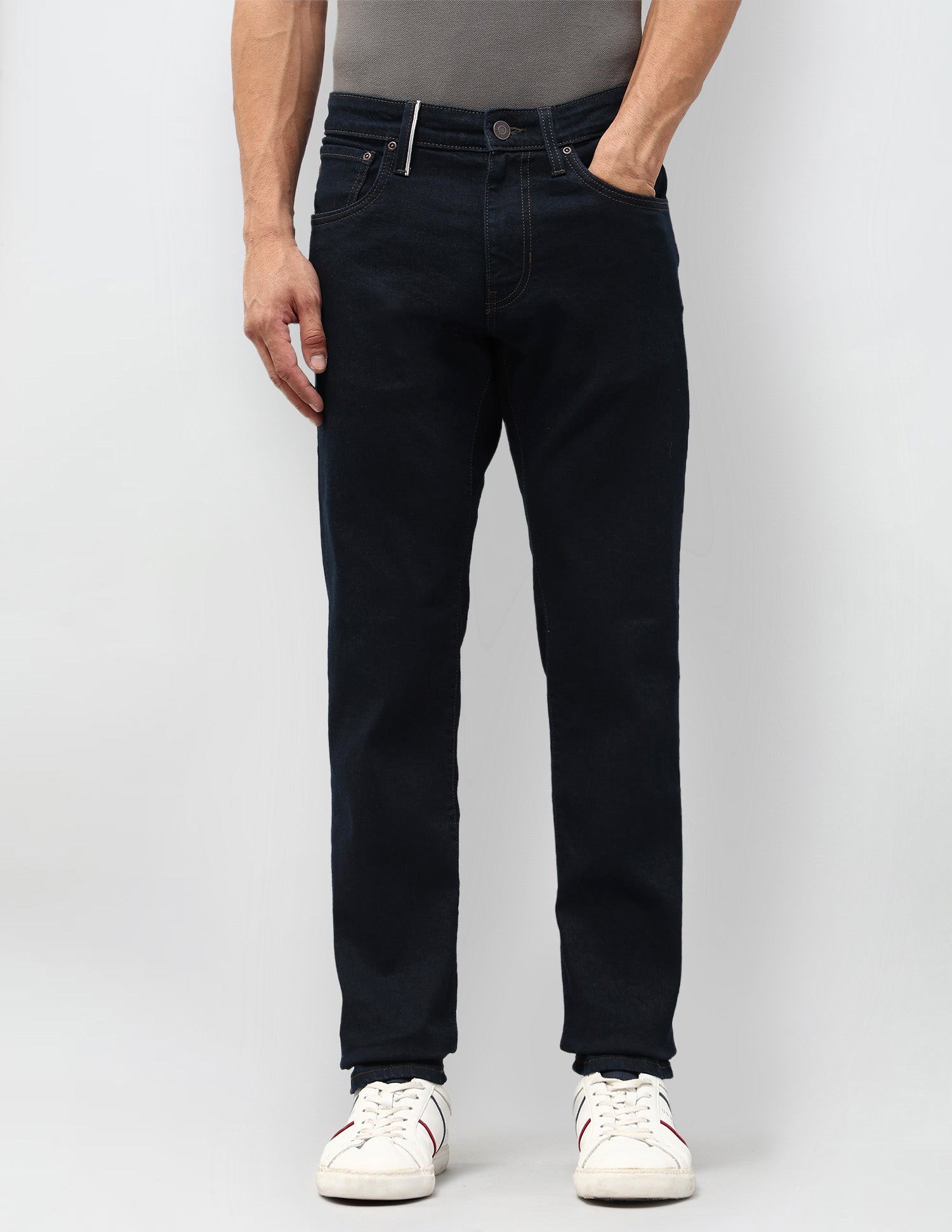 Brandon Slim Tapered Fit Blue Jeans Dark Wash - U.S. POLO ASSN. | Large